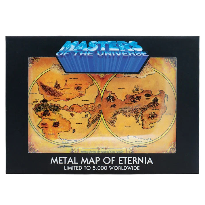 Masters of the Universe - Limited Edition Metal Map of Eternia