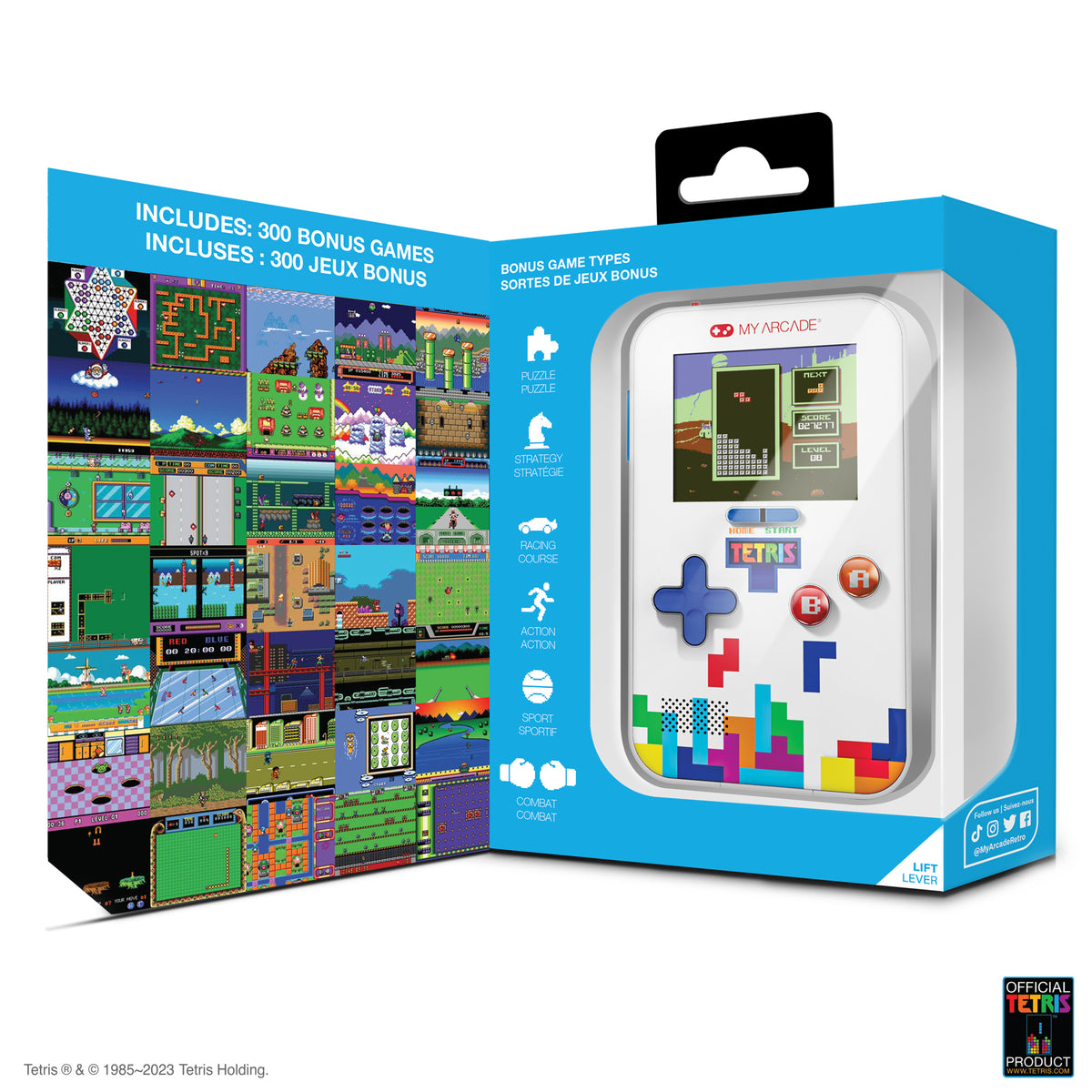 My Arcade Go Gamer Tetris + 300 Games