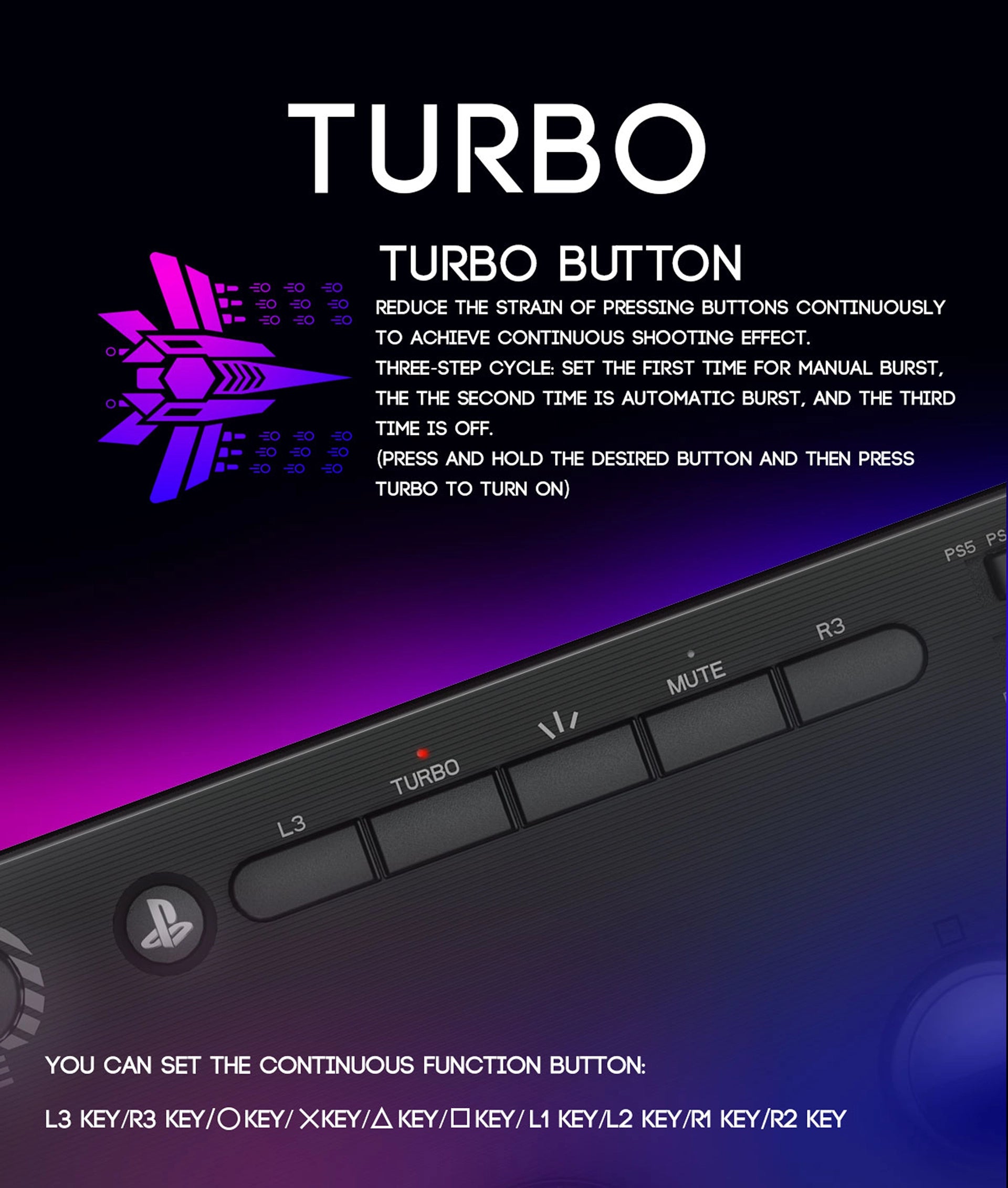 Qanba Drone 2 Wired Fight Stick for PS5 / PS4 / PC