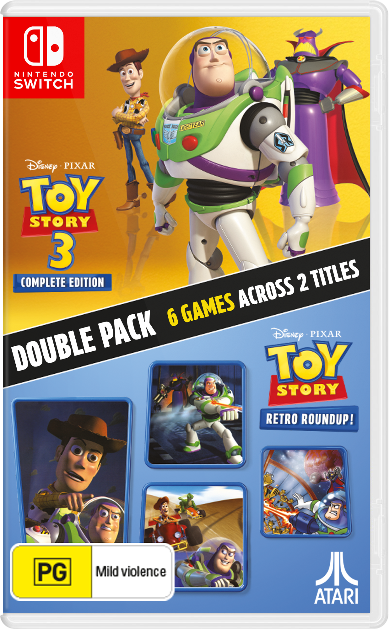 Toy Story Retro Roundup + Toy Story 3 Complete Edition Double Pack - Nintendo Switch