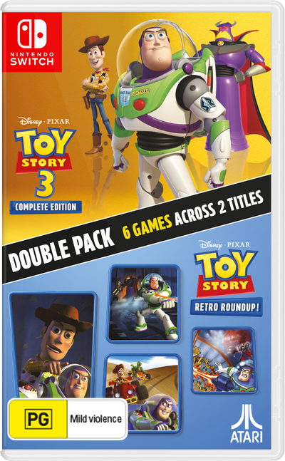 Toy Story Retro Roundup + Toy Story 3 Complete Edition Double Pack - Nintendo Switch