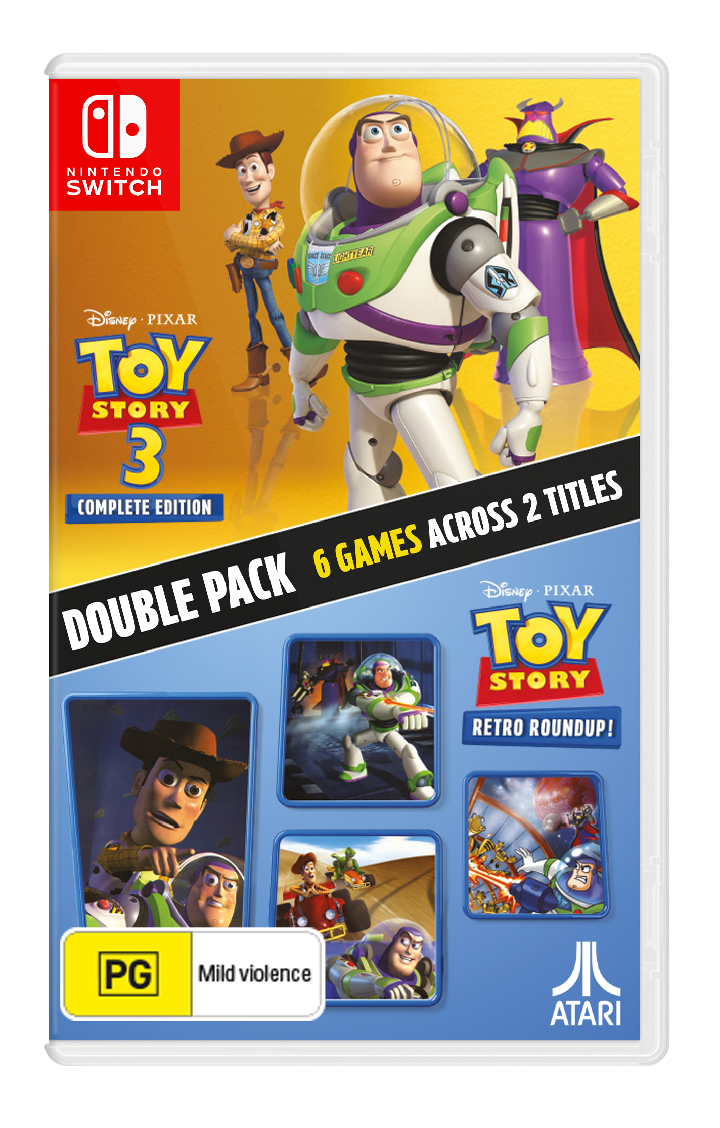 Toy Story Retro Roundup + Toy Story 3 Complete Edition Double Pack - Nintendo Switch