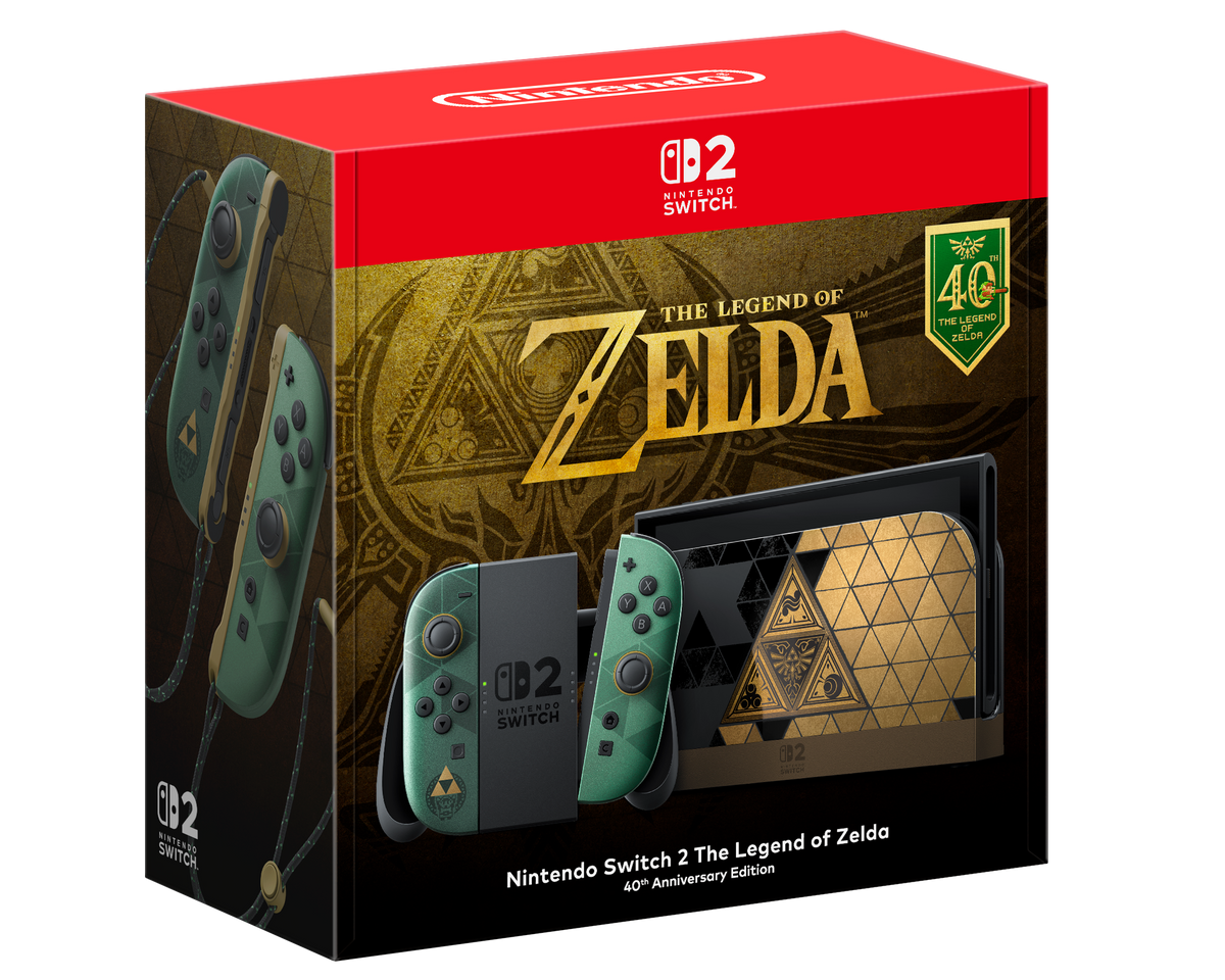 Nintendo Switch 2 Console - The Legend of Zelda: 40th Anniversary Edition