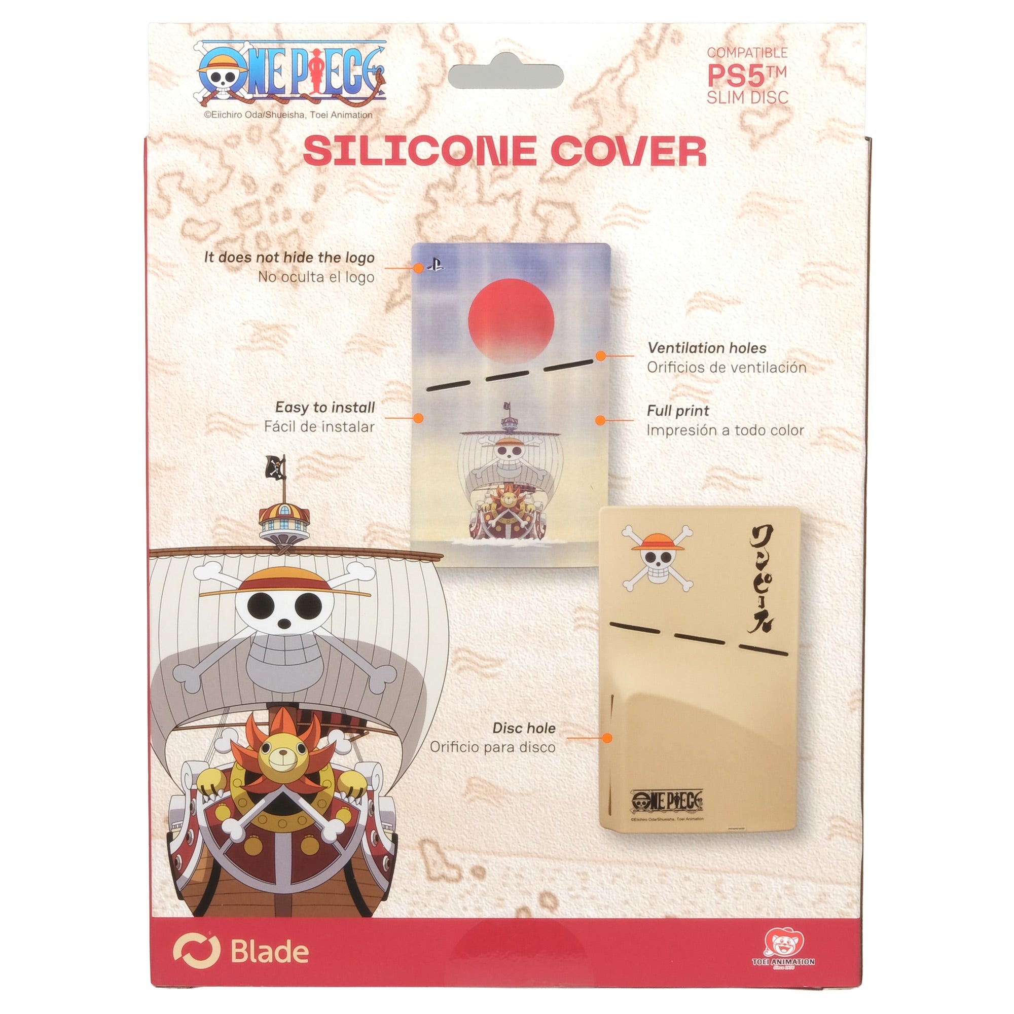 Blade Slim Silicone Cover (One Piece - Thousand Sunny) - PS5