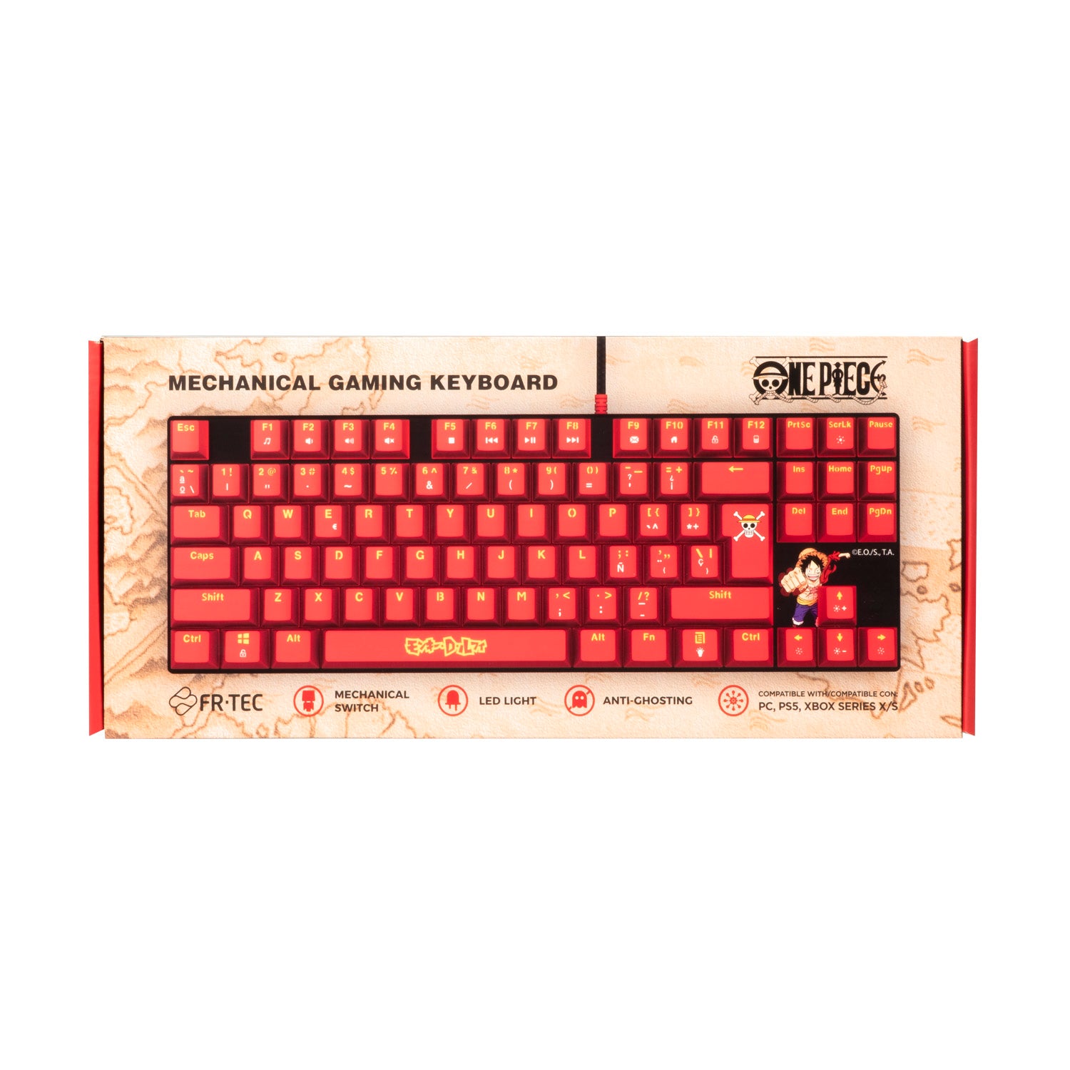 Blade TKL Gaming Keyboard (One Piece - Luffy)