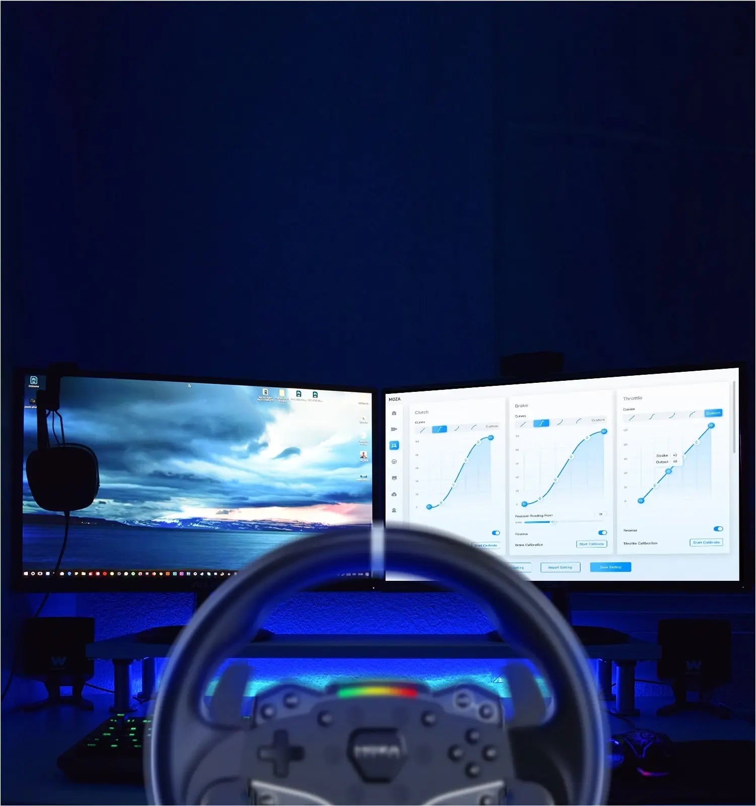 MOZA Racing R5 Racing Simulator Bundle