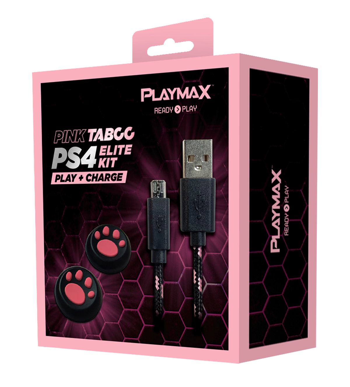 Playmax Pink Taboo PS4 Play & Charge Elite Kit