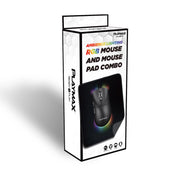 Playmax Black RGB Gaming Mouse & Mat Combo
