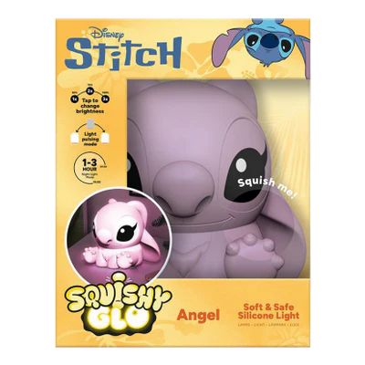 Disney Stitch Angel SquishyGlo Silicone Light