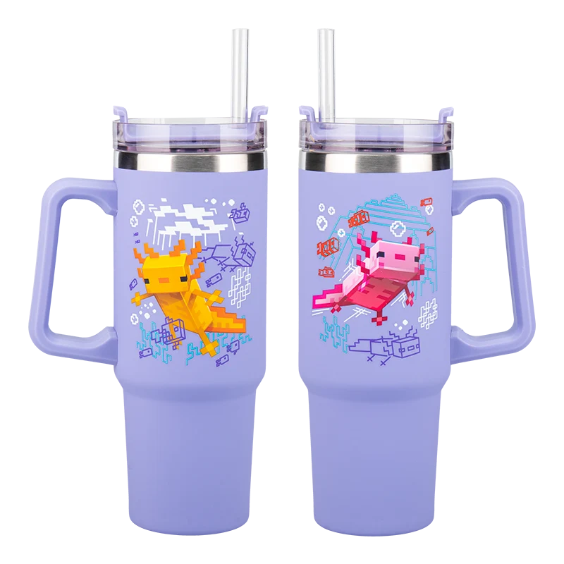 Minecraft Purple Travel Cup (900mls)