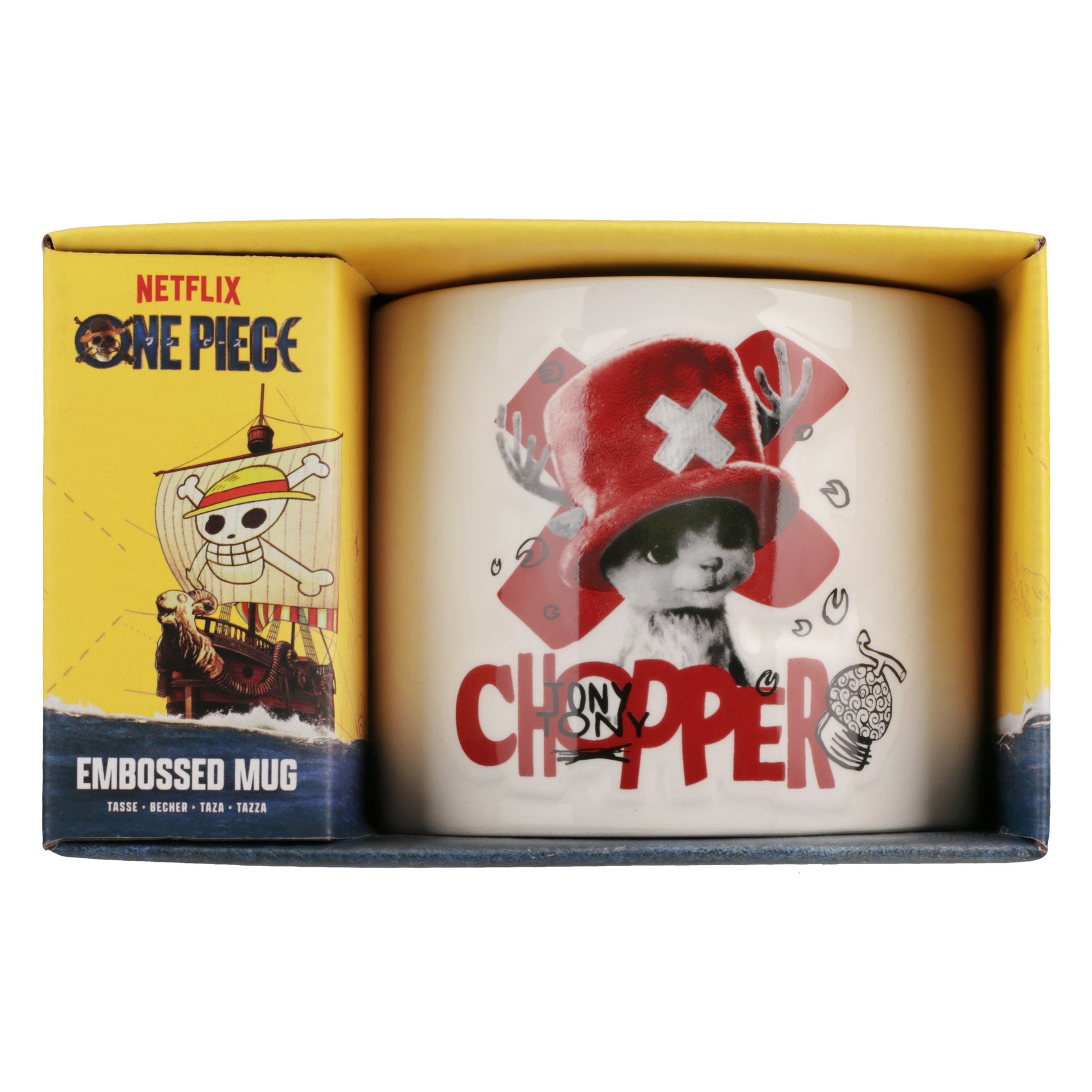 One Piece Chopper Embossed Mug