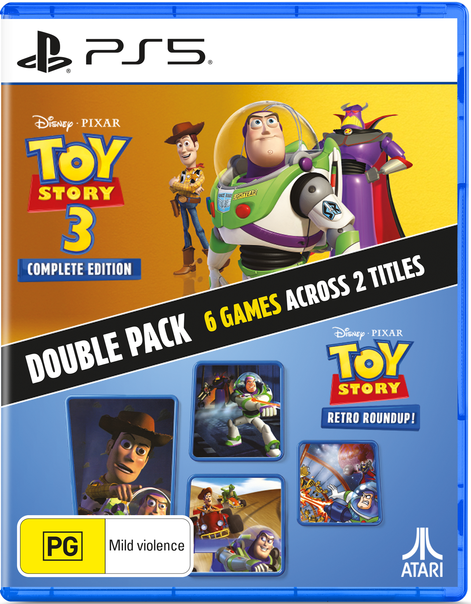 Toy Story Retro Roundup + Toy Story 3 Complete Edition Double Pack - PS5
