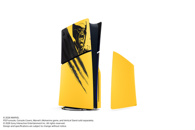 PS5 PlayStation 5 Console Covers - Marvel’s Wolverine Battle Yellow Limited Edition