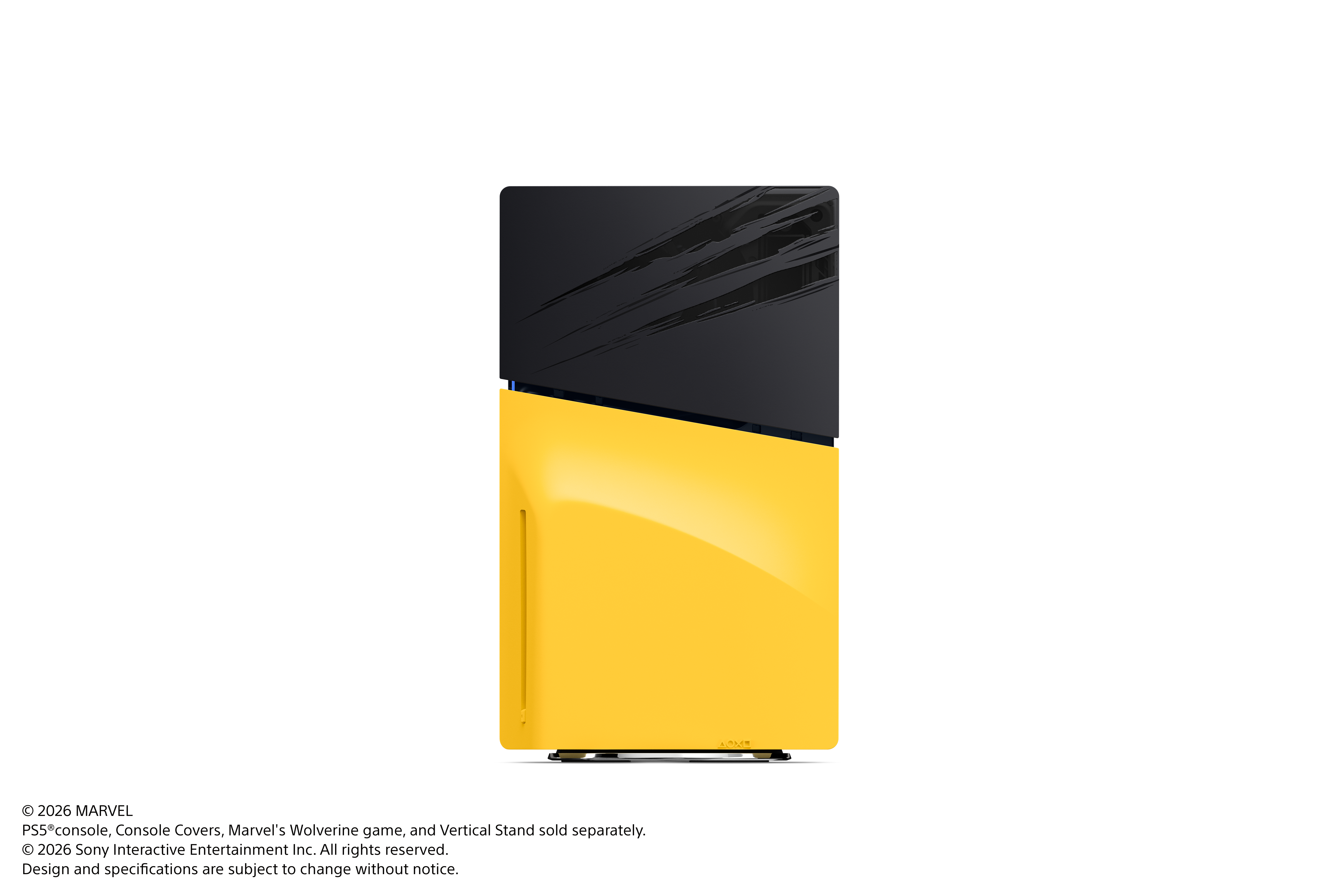 PS5 PlayStation 5 Console Covers - Marvel’s Wolverine Battle Yellow Limited Edition