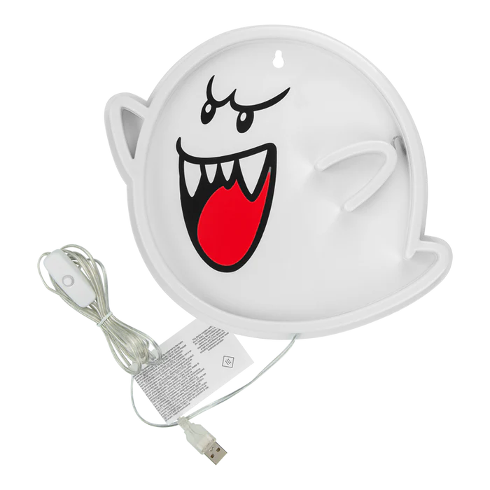 Super Mario Boo Wall Mountable LED Neon Light