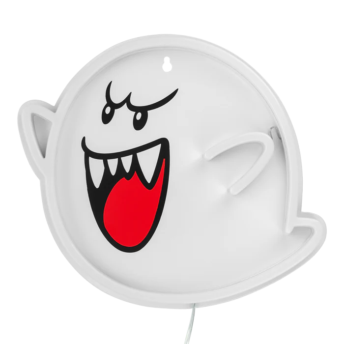 Super Mario Boo Wall Mountable LED Neon Light