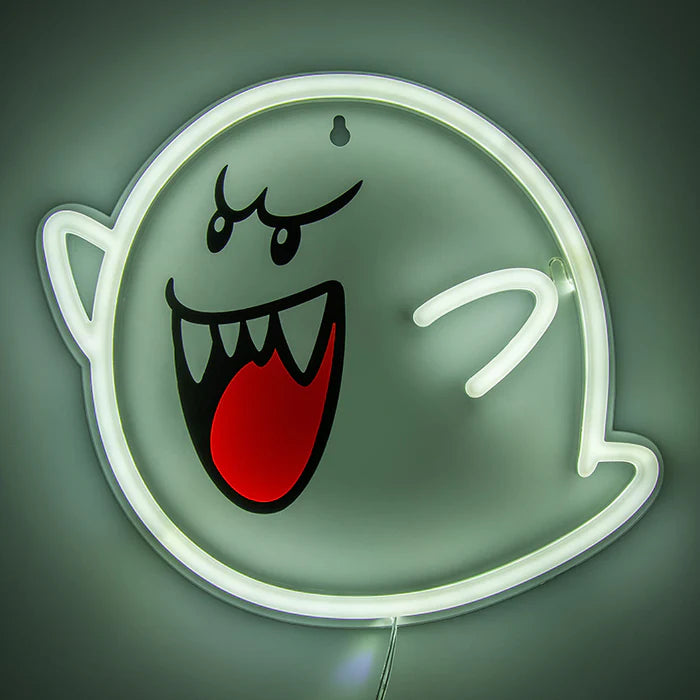 Super Mario Boo Wall Mountable LED Neon Light