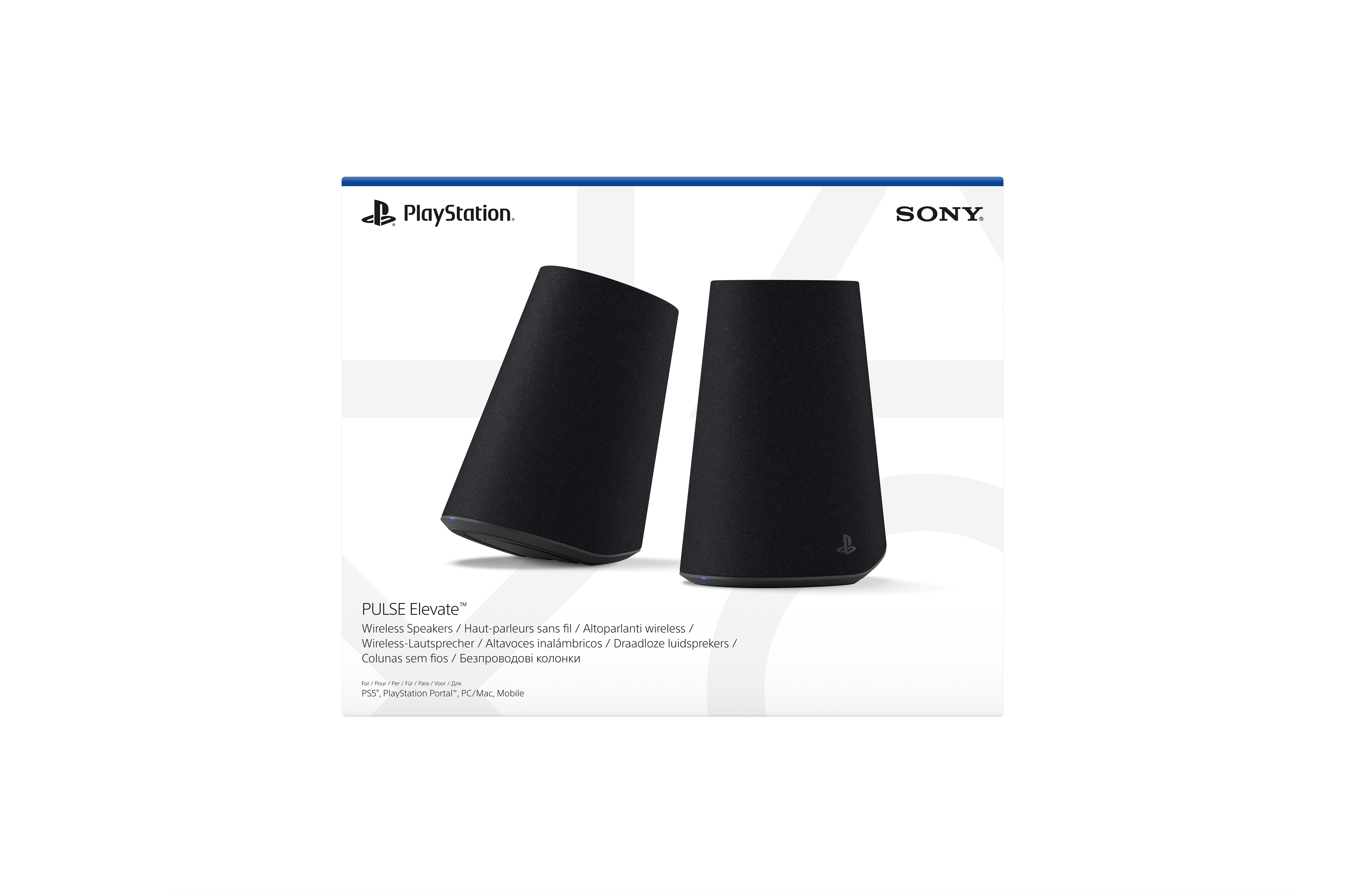 PS5 PlayStation PULSE Elevate wireless speakers - Midnight Black