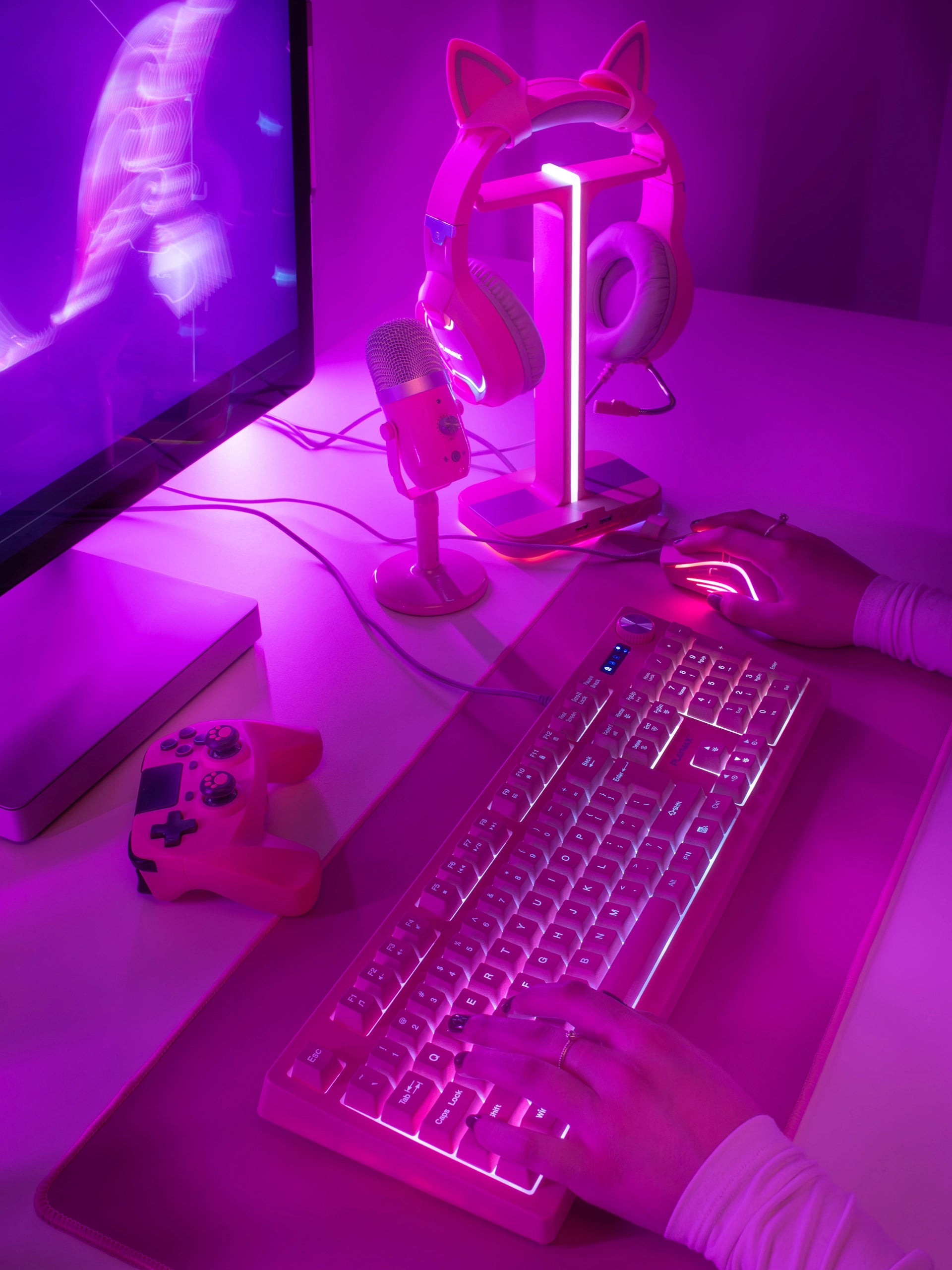 Playmax Pink Taboo Mouse Mat