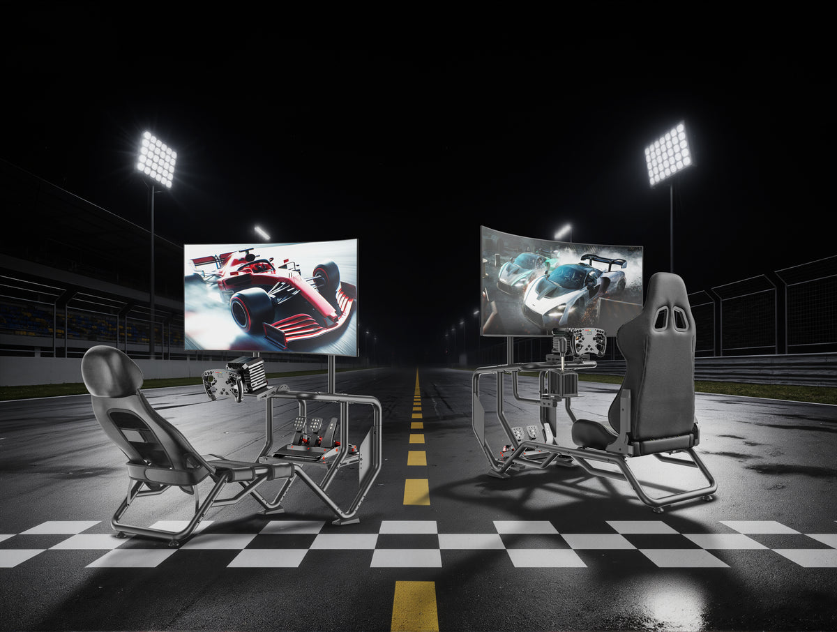 Playmax Racing Cockpit Simulator Seat with Monitor Mount