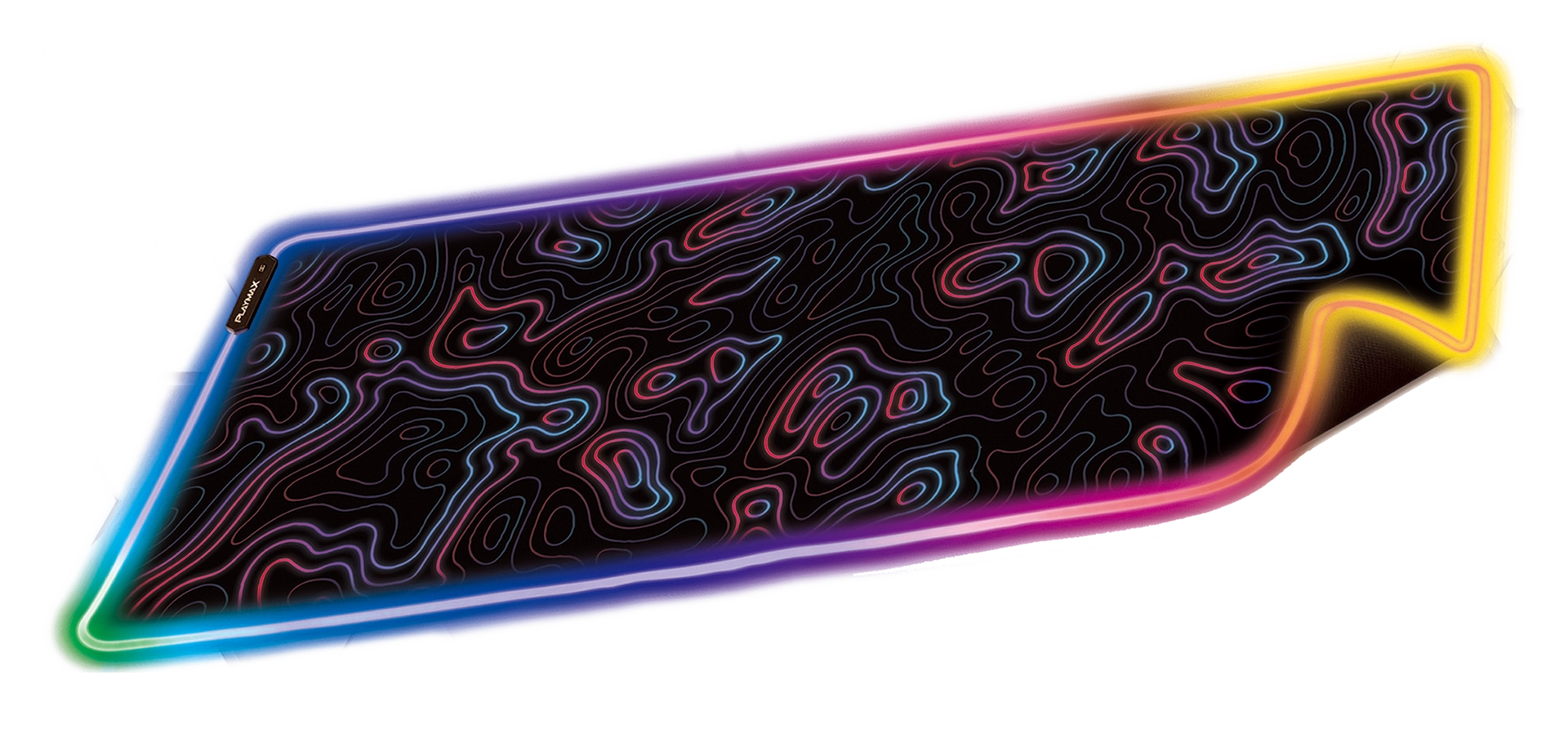 Playmax Aurora Topo Mouse Mat RGB