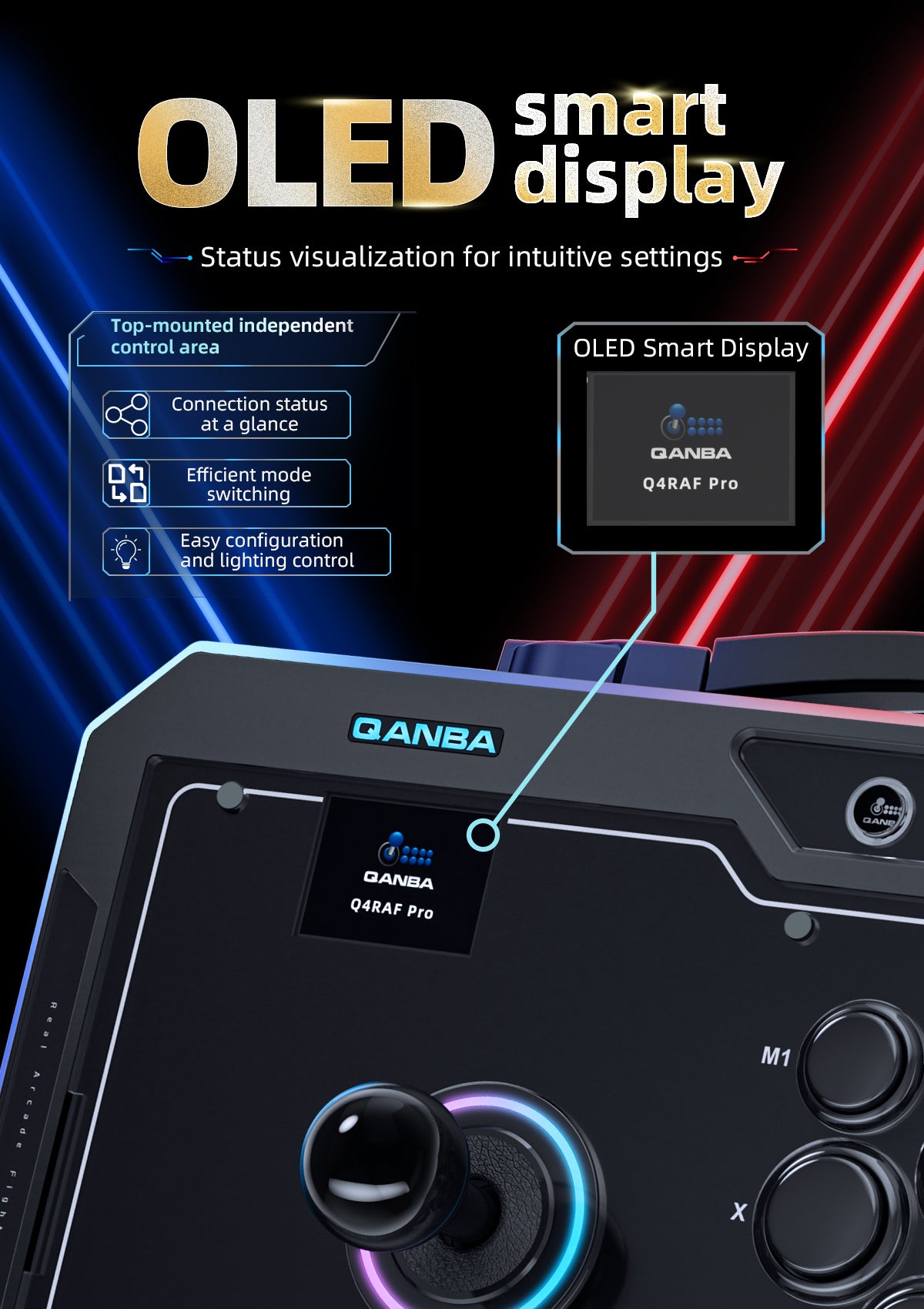 Qanba Q4RAF PRO 8K Arcade Joystick