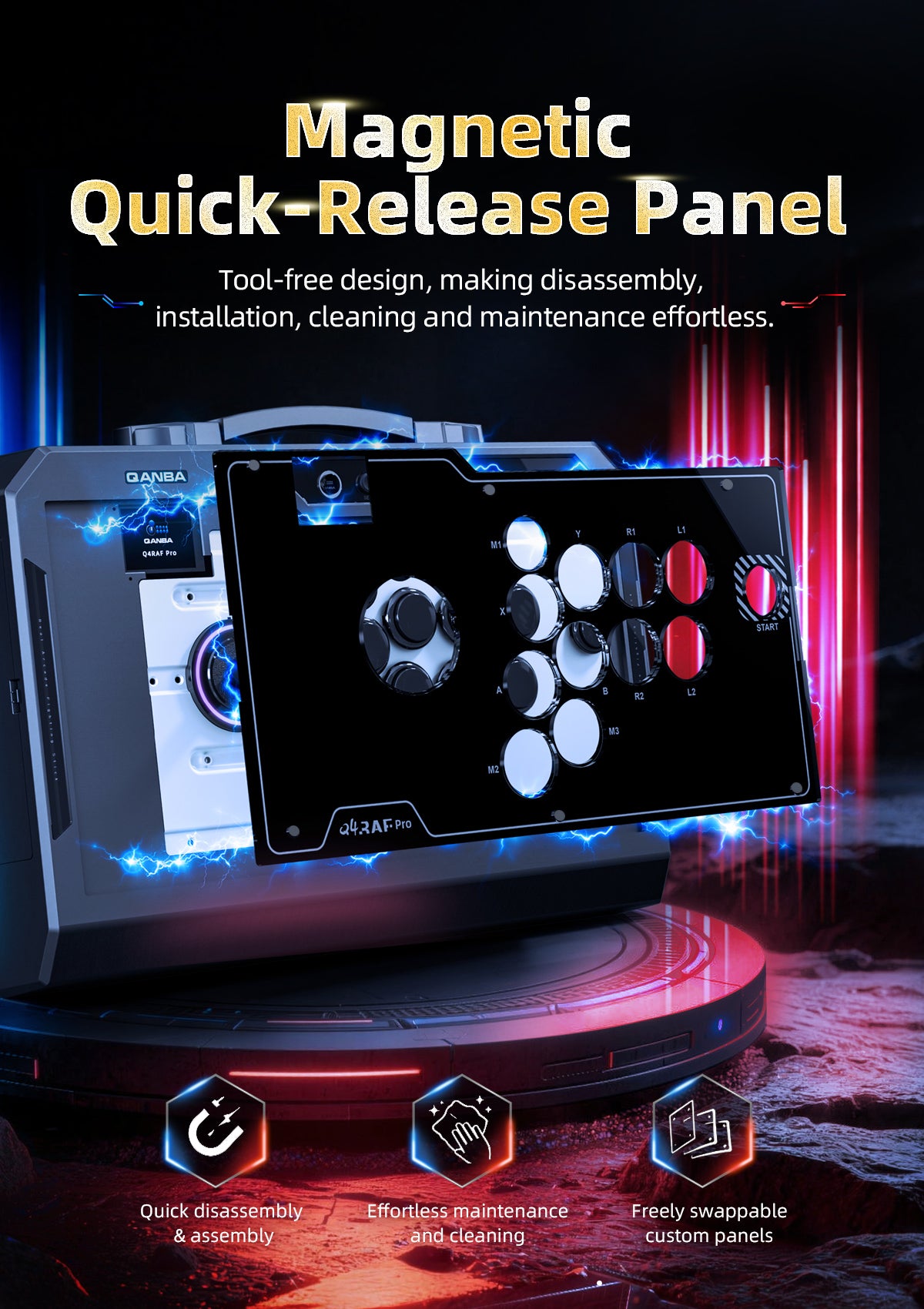 Qanba Q4RAF PRO 8K Arcade Joystick