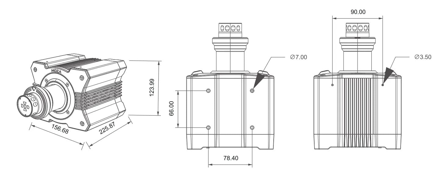 MOZA Racing R12 V2 Direct Drive Wheelbase