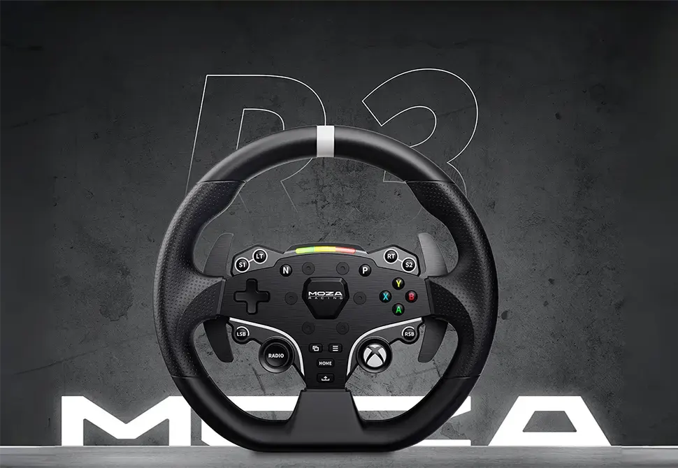 MOZA Racing R3 Direct Drive Racing Simulator Bundle for Xbox & PC