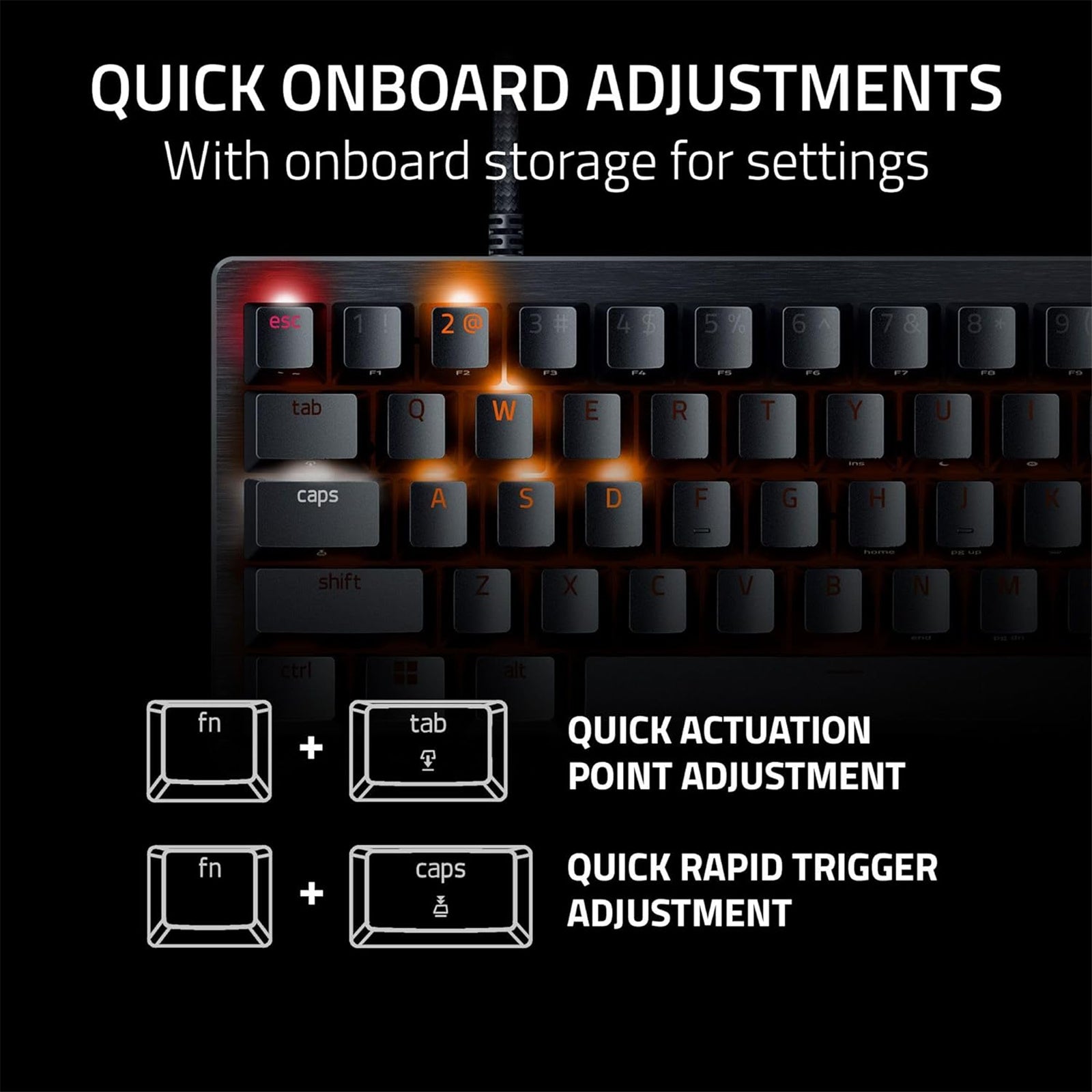 Razer Huntsman V3 Pro Mini - 60% Analog Optical Esports Keyboard