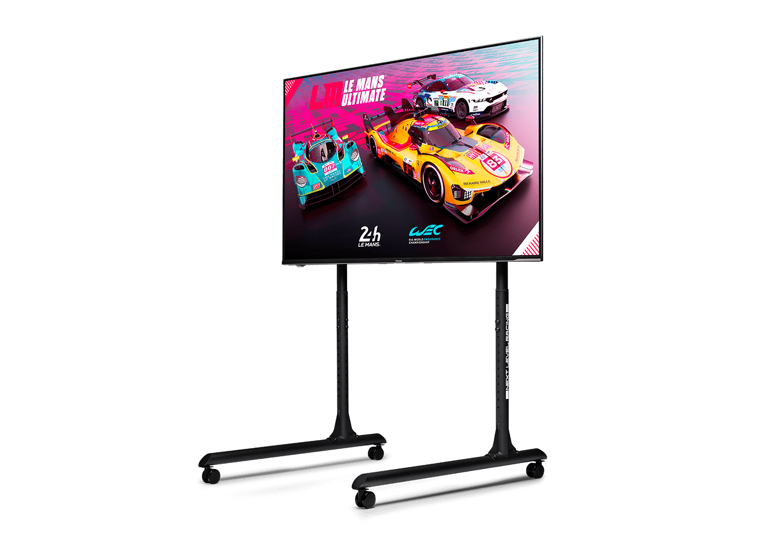 Next Level Racing Round Tube Freestanding Single Monitor Stand