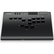Qanba Ruby Arcade Controller - Carbon Fiber Black + FREE Carry Bag