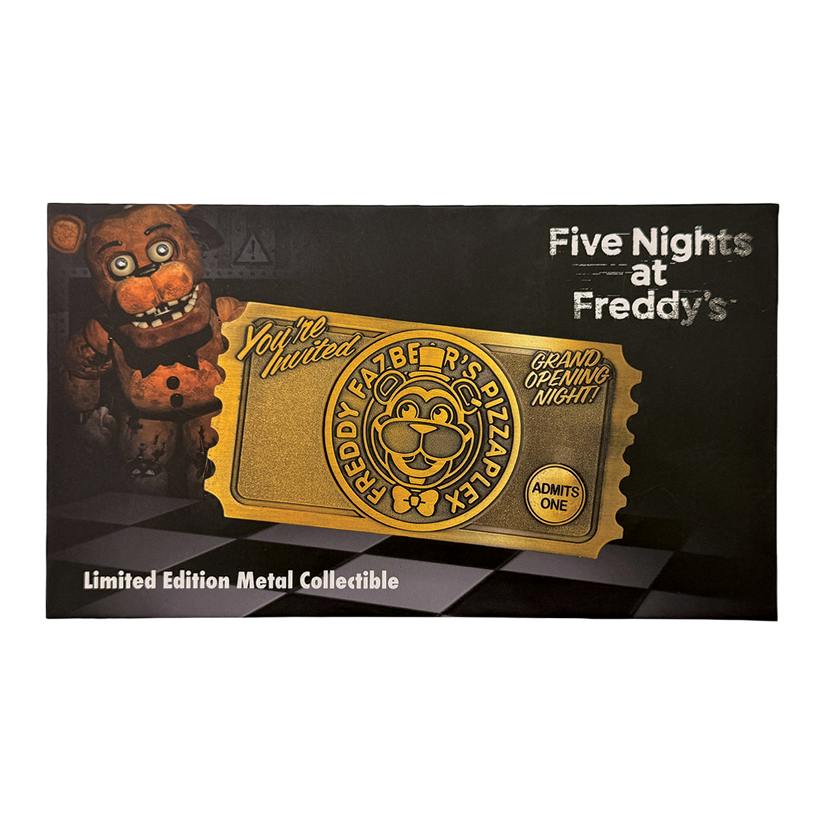 Five Nights at Freddy’s - Limited Edition Pizzaplex Opening Night Ticket
