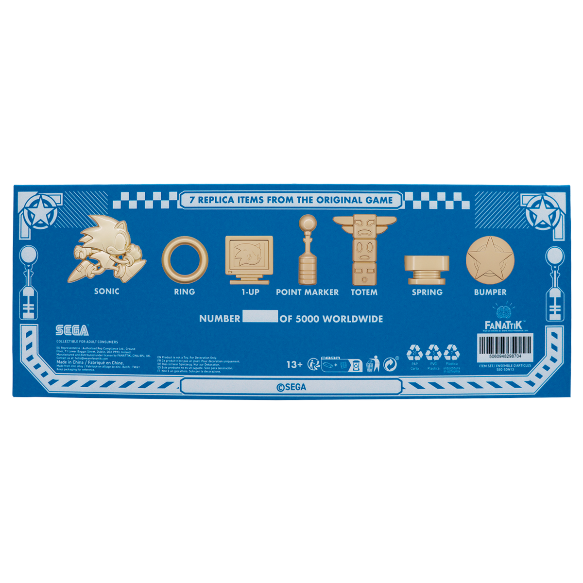 Sonic the Hedgehog - Limited Edition Commemorative Icons Set