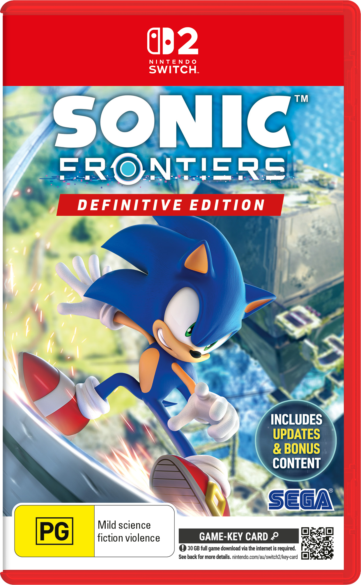 Sonic Frontiers Definitive Edition - Nintendo Switch 2