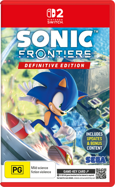 Sonic Frontiers Definitive Edition - Nintendo Switch 2