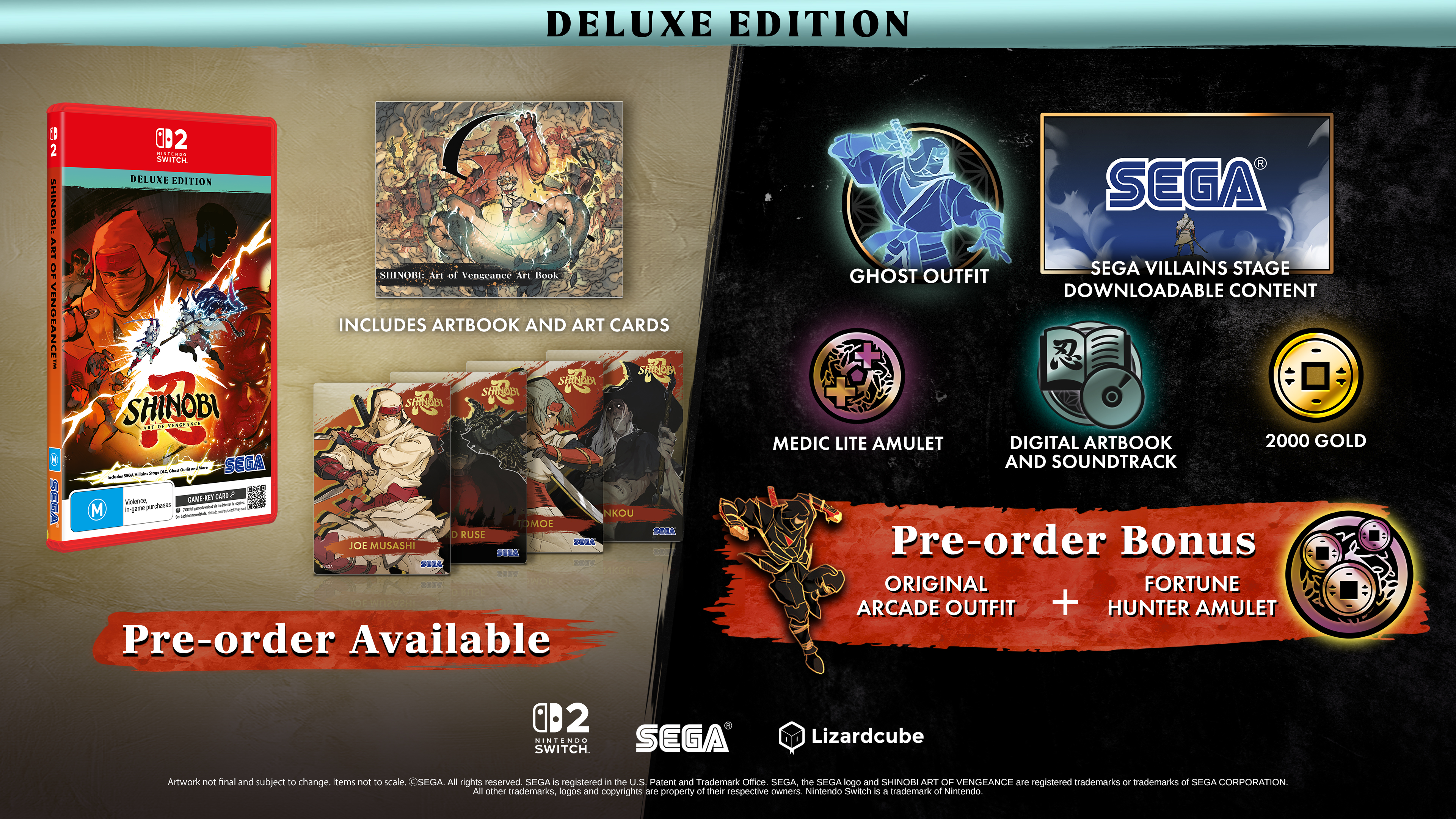 Shinobi Art of Vengeance: Deluxe Edition (GKC) - Nintendo Switch 2