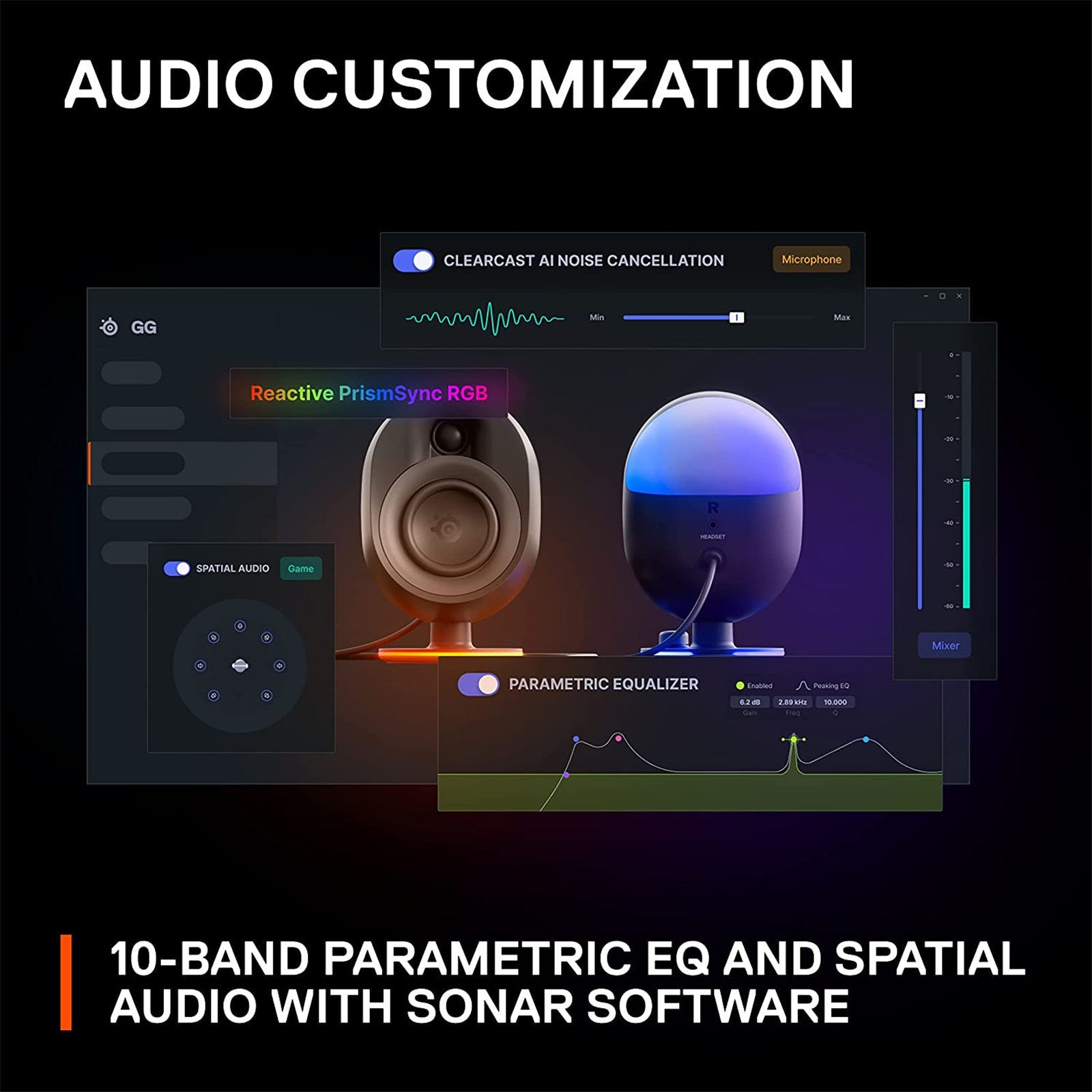SteelSeries Arena 7 Gaming Speakers