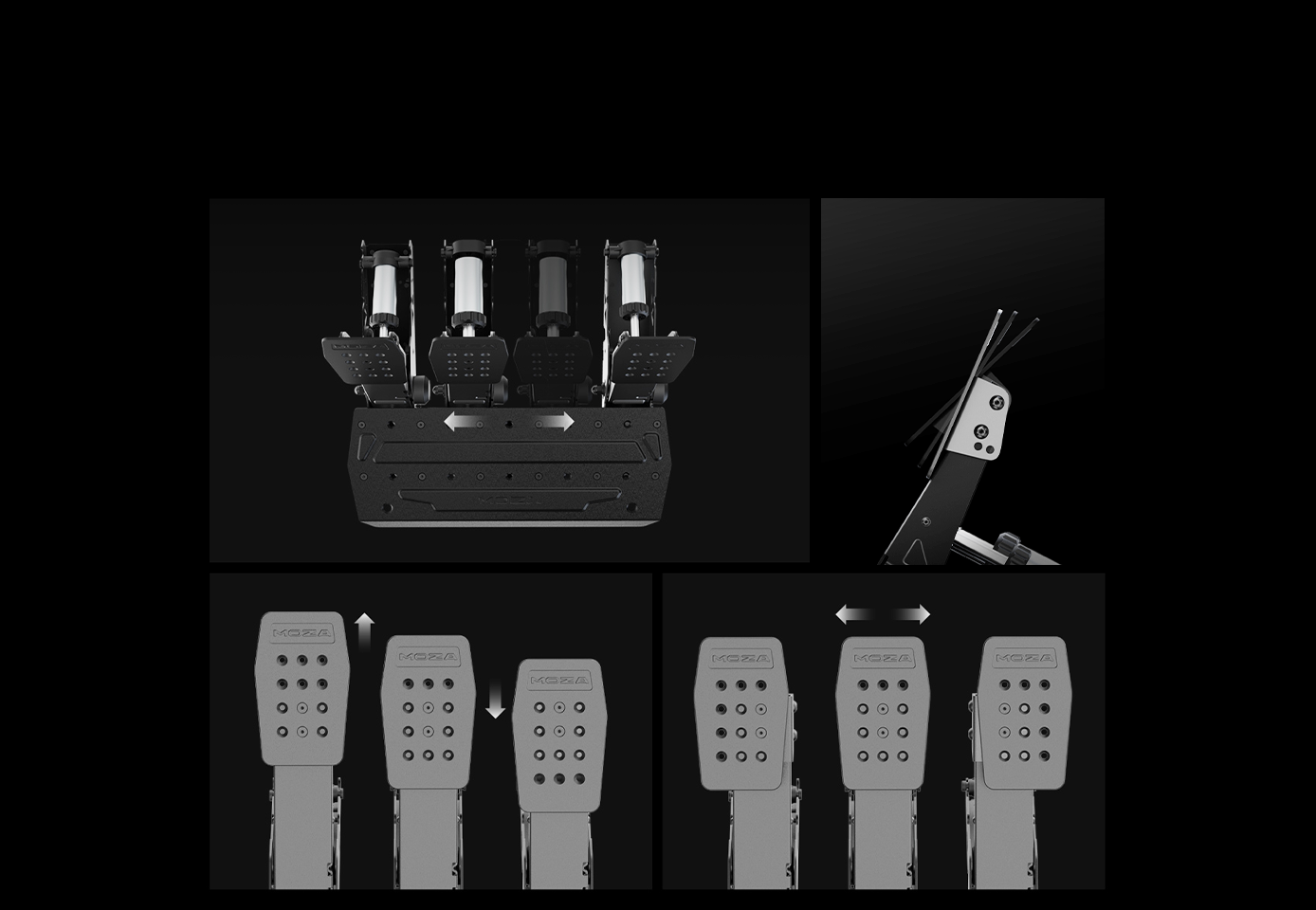 MOZA SRP Double Pedals With Base