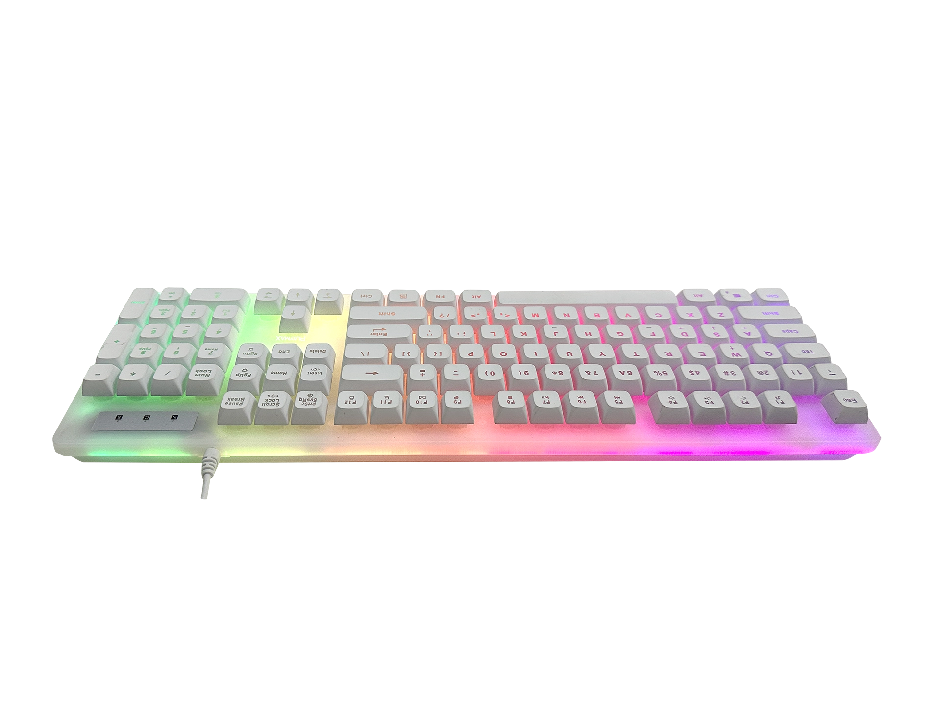 Playmax Aurora Keyboard - White