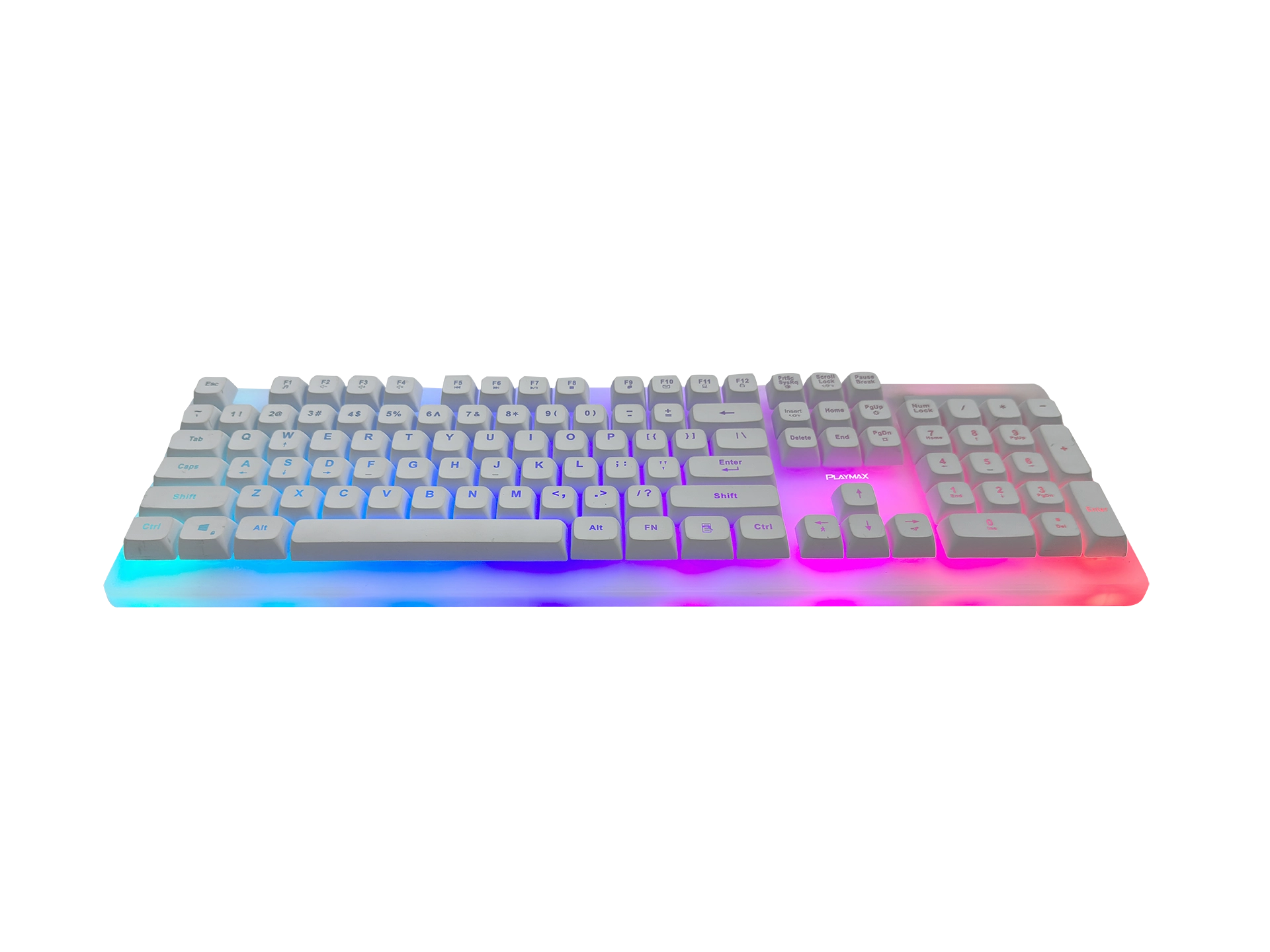 Playmax Aurora Keyboard - White