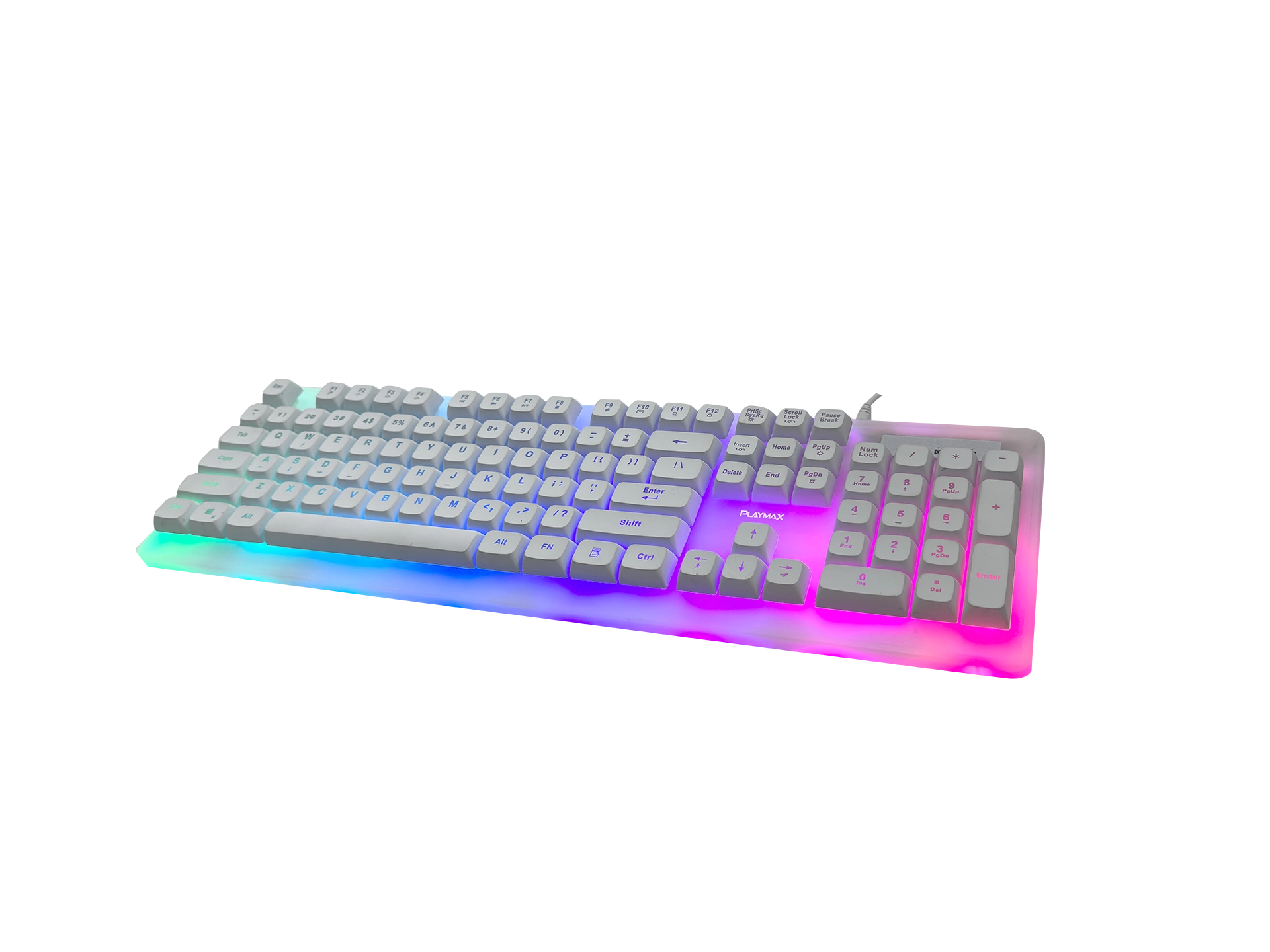 Playmax Aurora Keyboard - White
