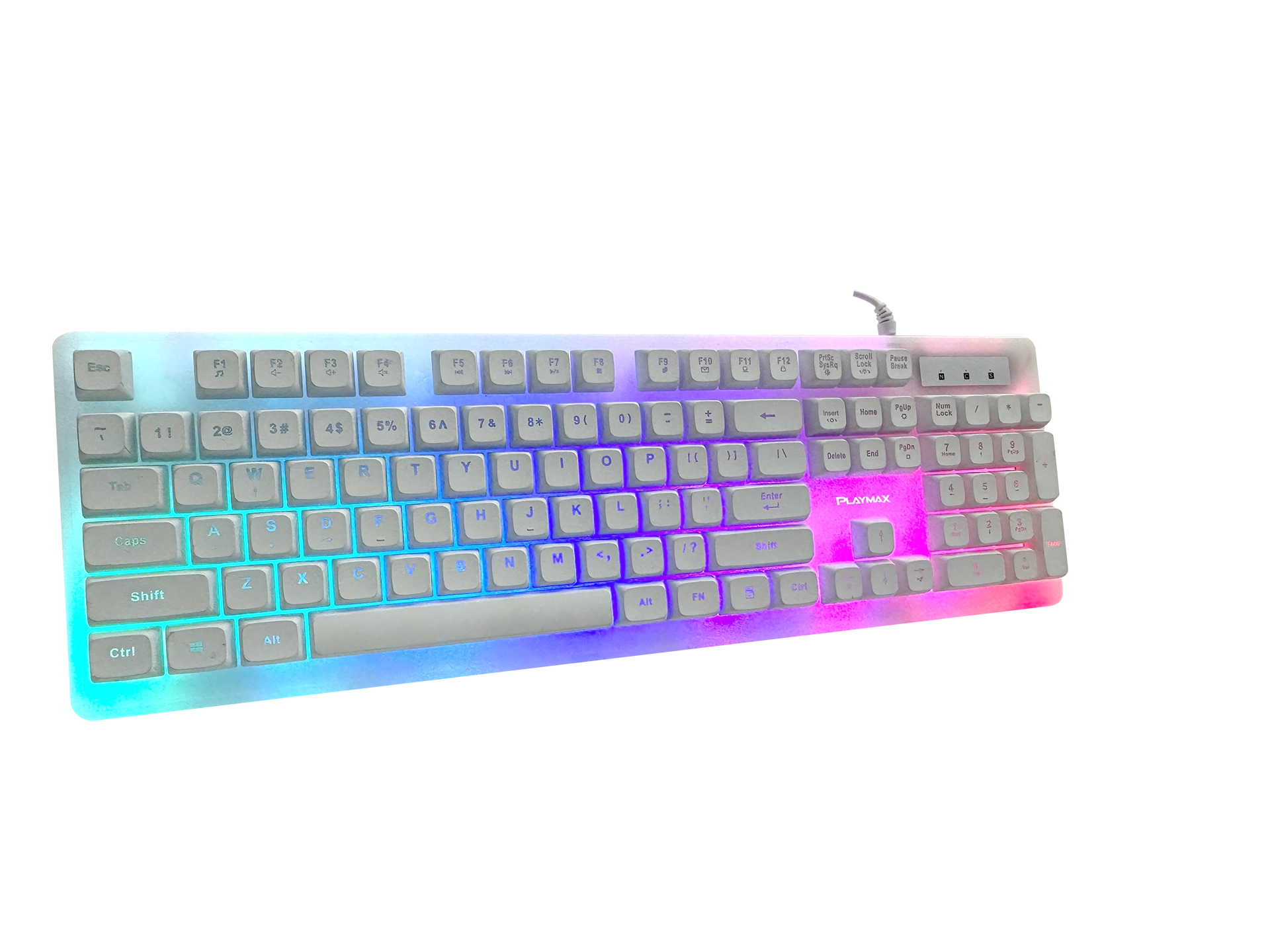 Playmax Aurora Keyboard - White
