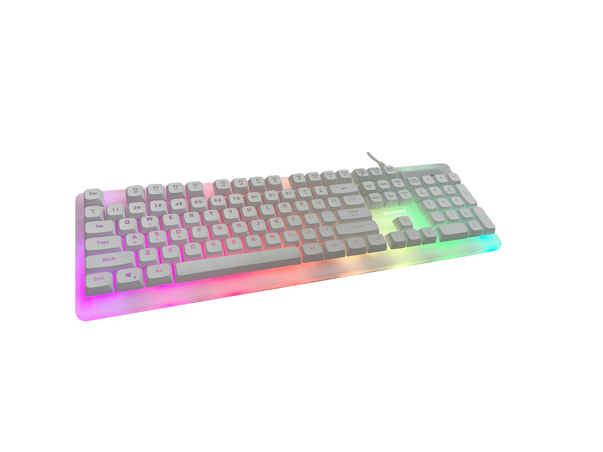 Playmax Aurora Keyboard - White