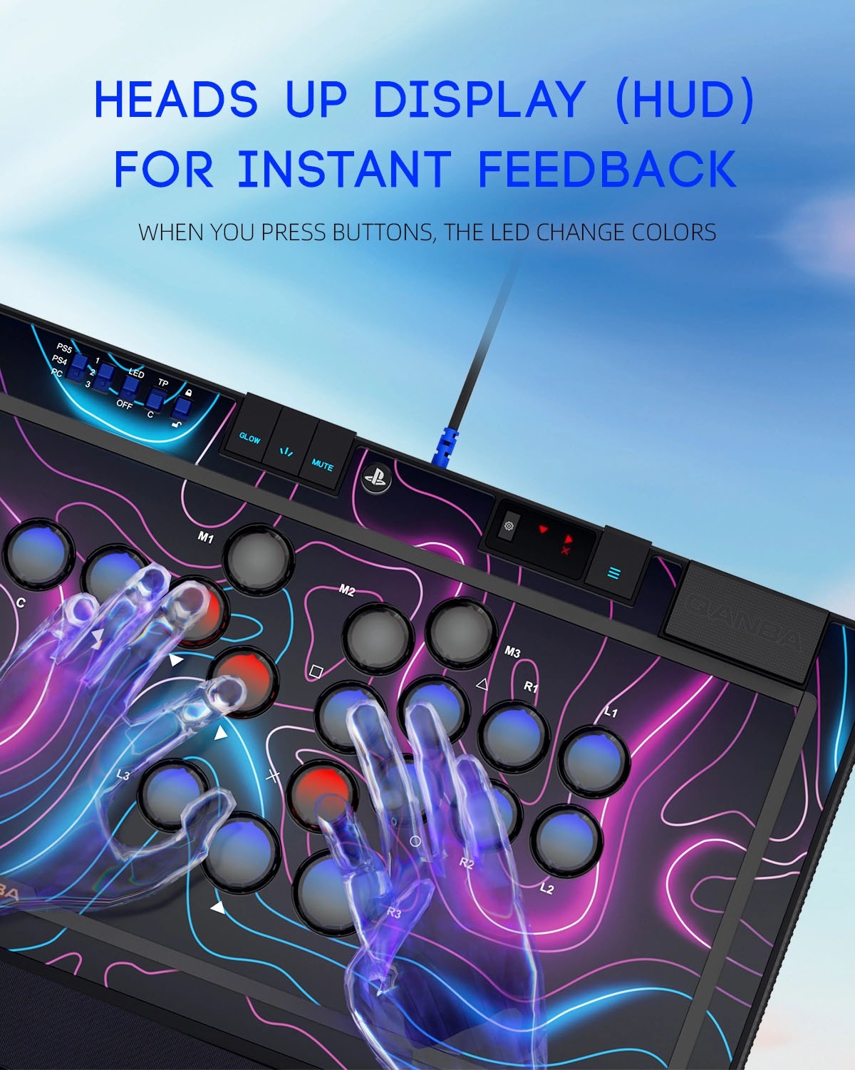 Qanba Sapphire Arcade Controller - PS5/PS4/PC