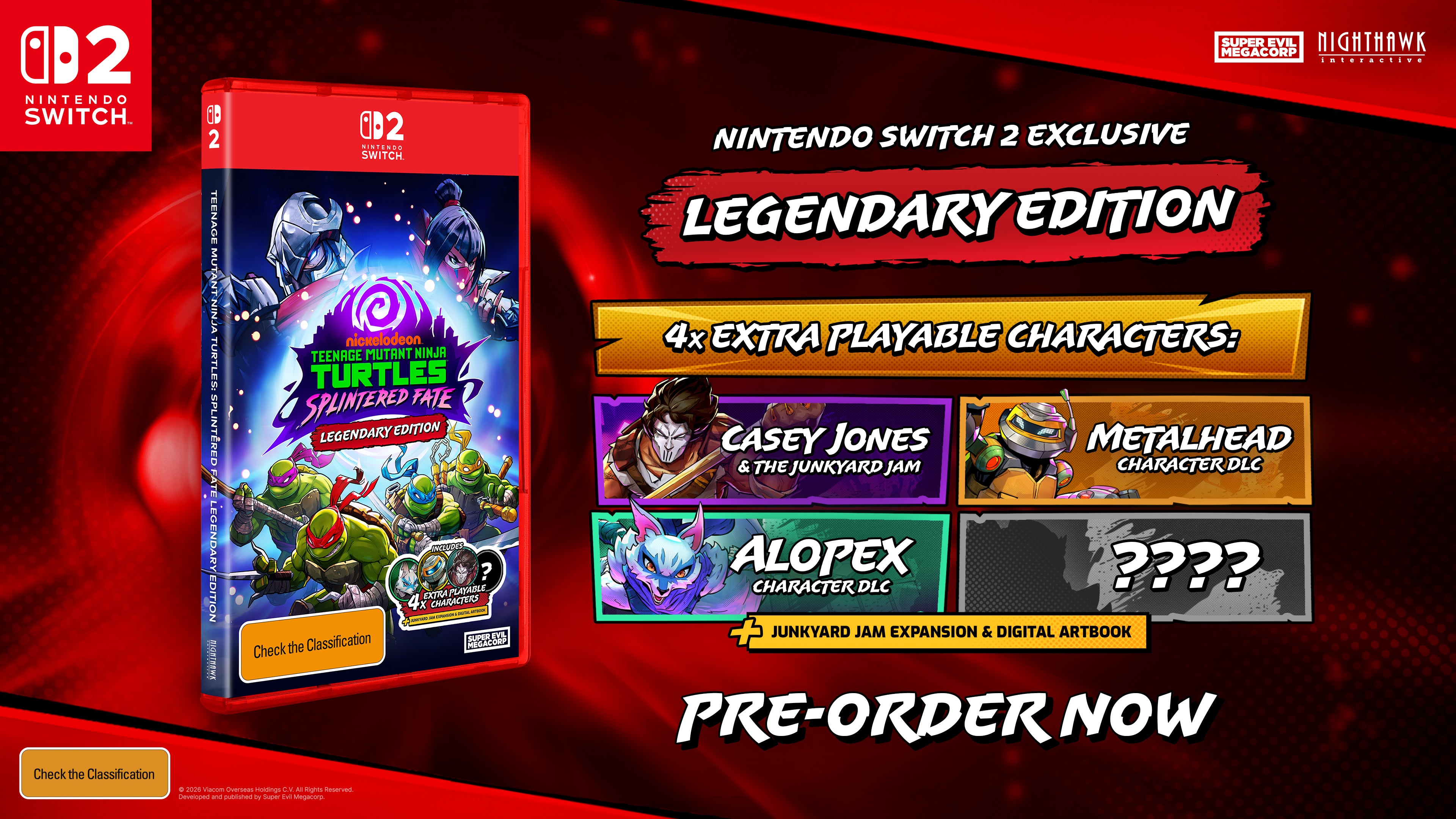  Teenage Mutant Ninja Turtles: Splintered Fate - Legendary Edition - Nintendo Switch 2