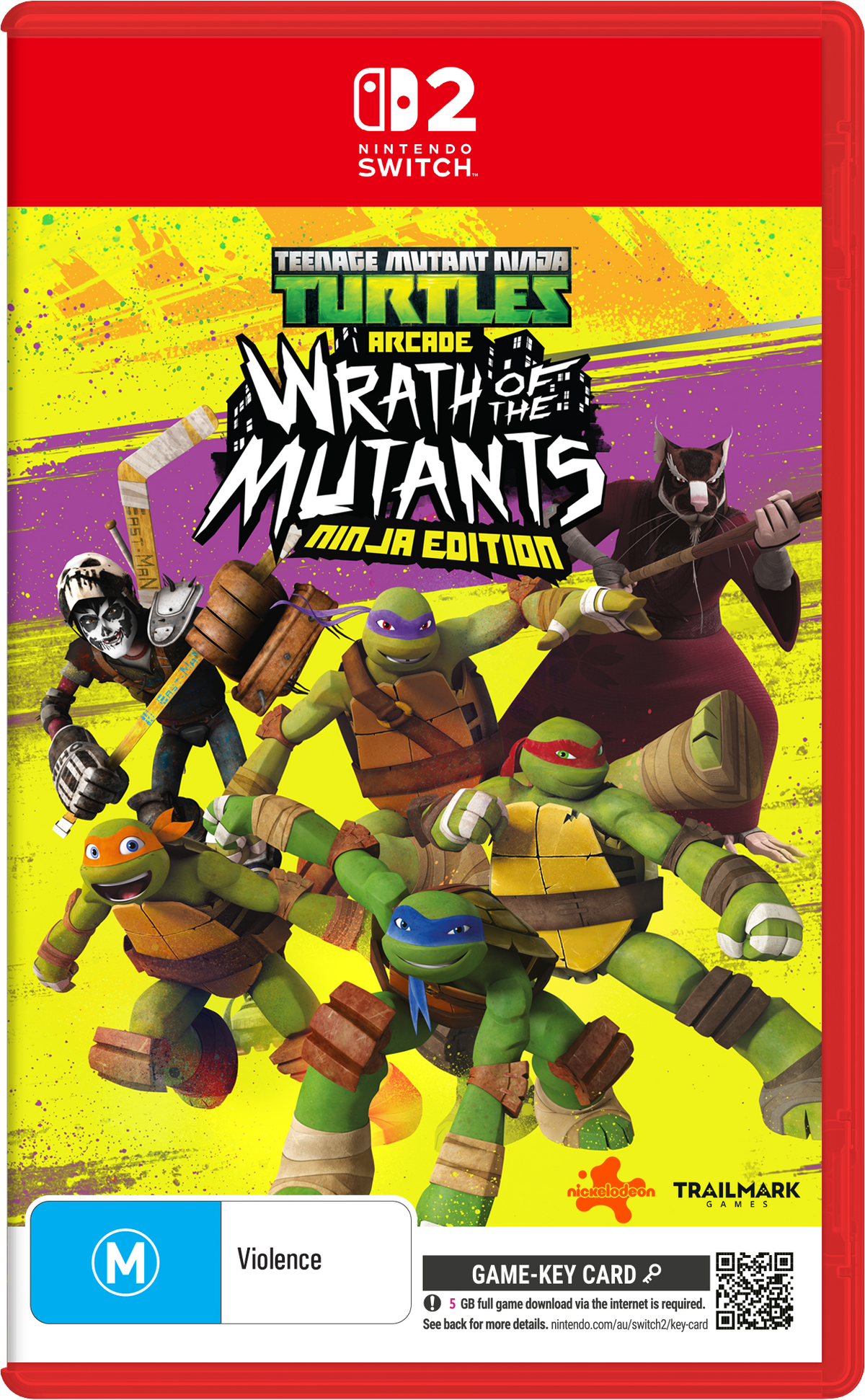 Teenage Mutant Ninja Turtles Arcade: Wrath of the Mutants - Ninja Edition (GKC) - Nintendo Switch 2