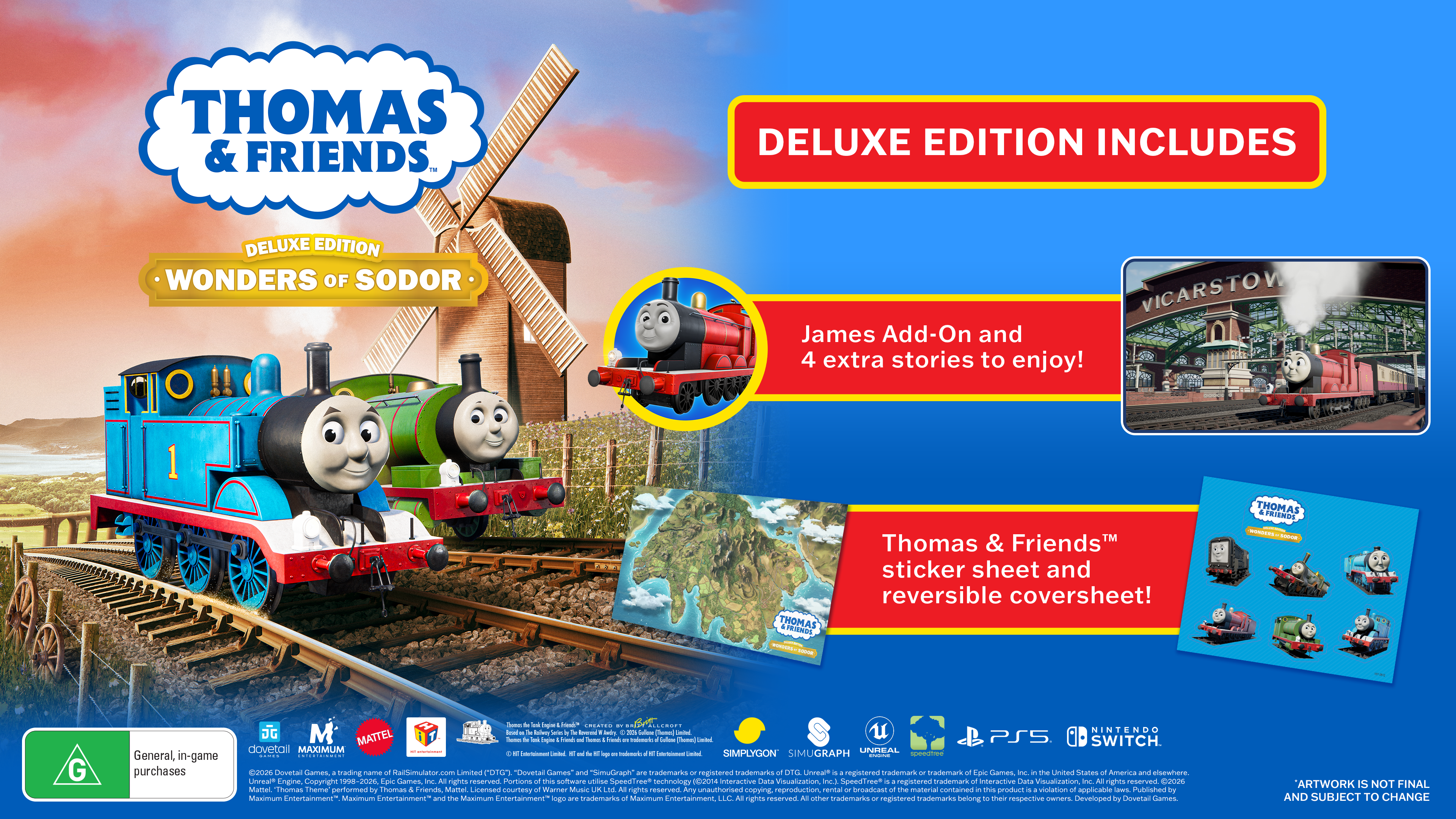 Thomas & Friends: Wonders Of Sodor - Deluxe Edition - Nintendo Switch