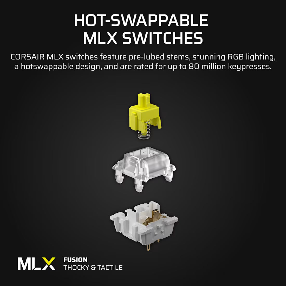 CORSAIR Vanguard 96-MLX Fusion Keyboard