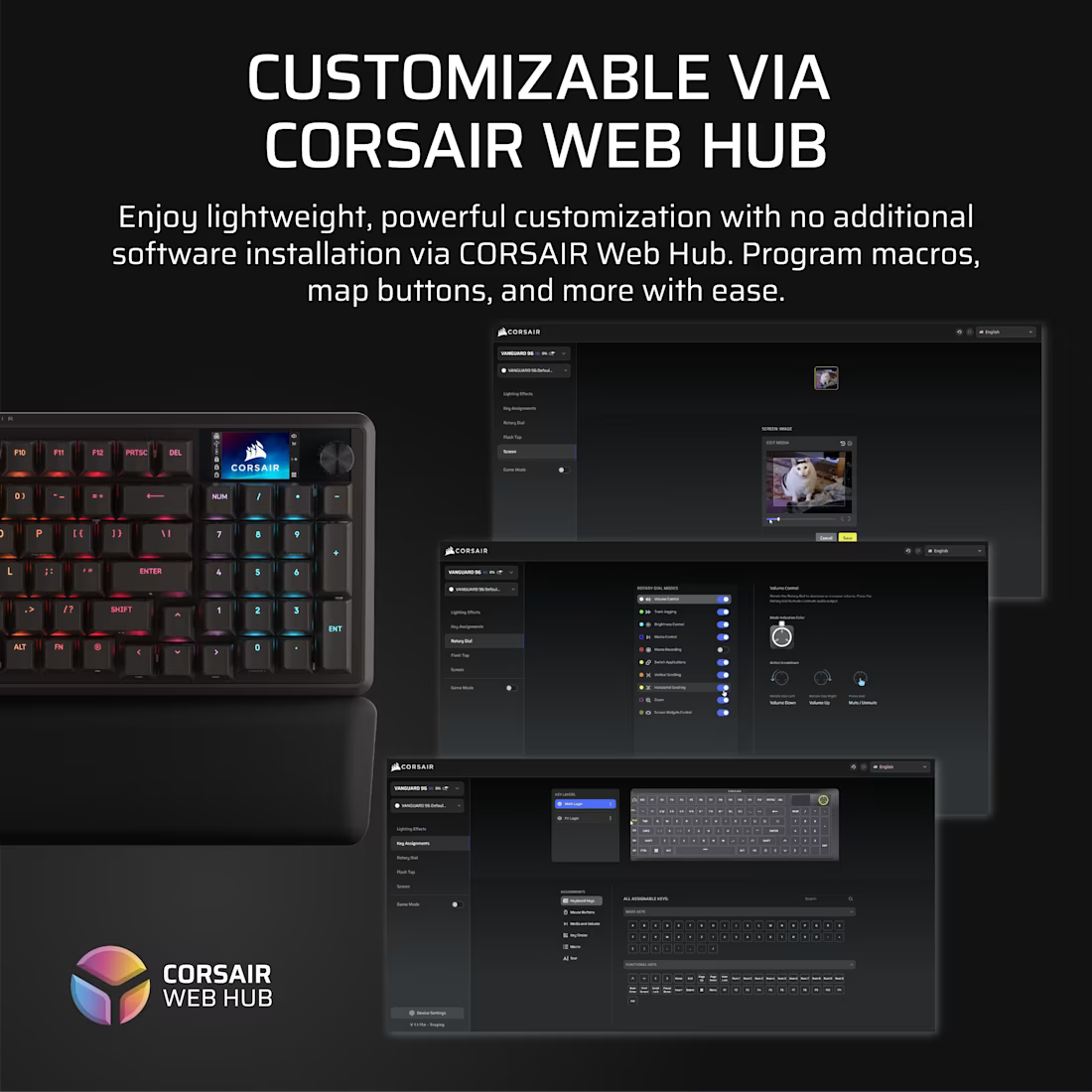 CORSAIR Vanguard 96-MLX Fusion Keyboard